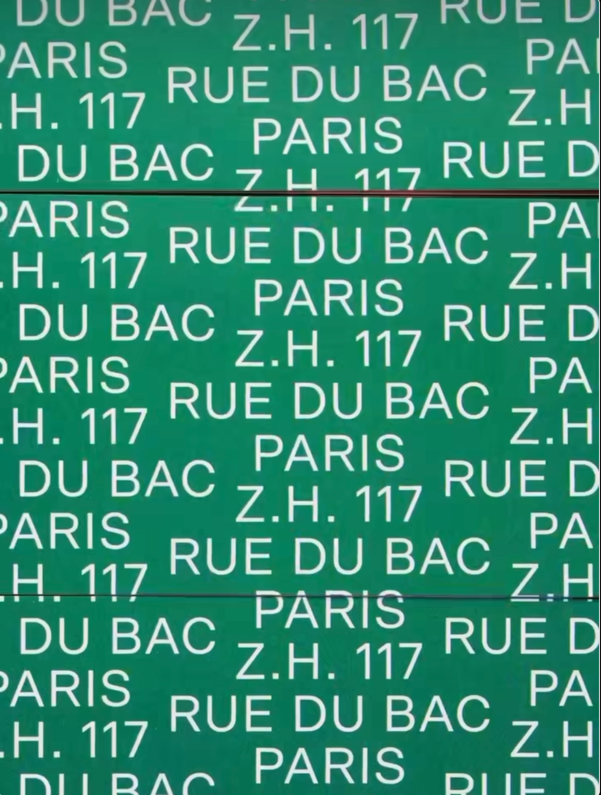 logotype Zara Home concept store 117 rue du Bac 75007 Paris | © Studio Cent-Huit 2025