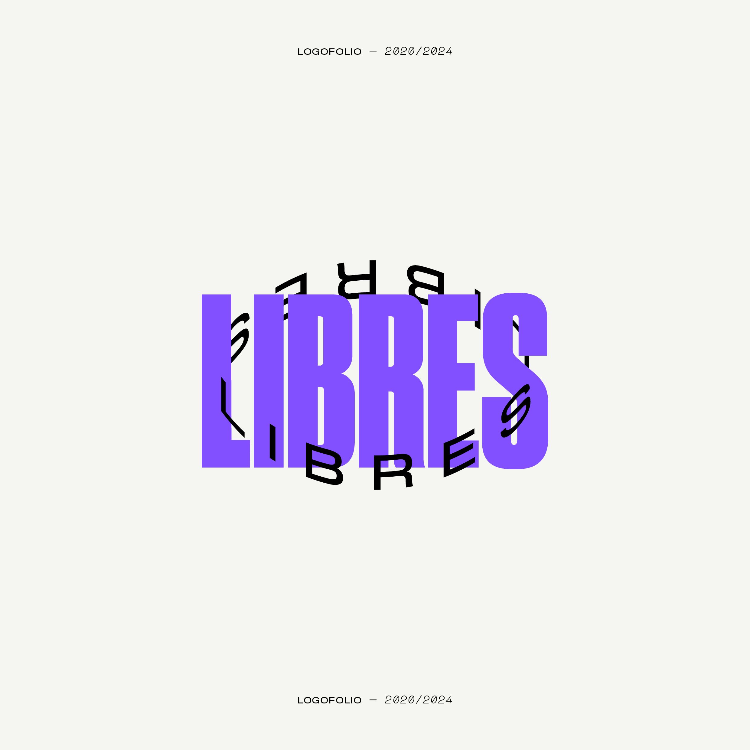 Logotype pour Libres | © Studio Cent-Huit 2025