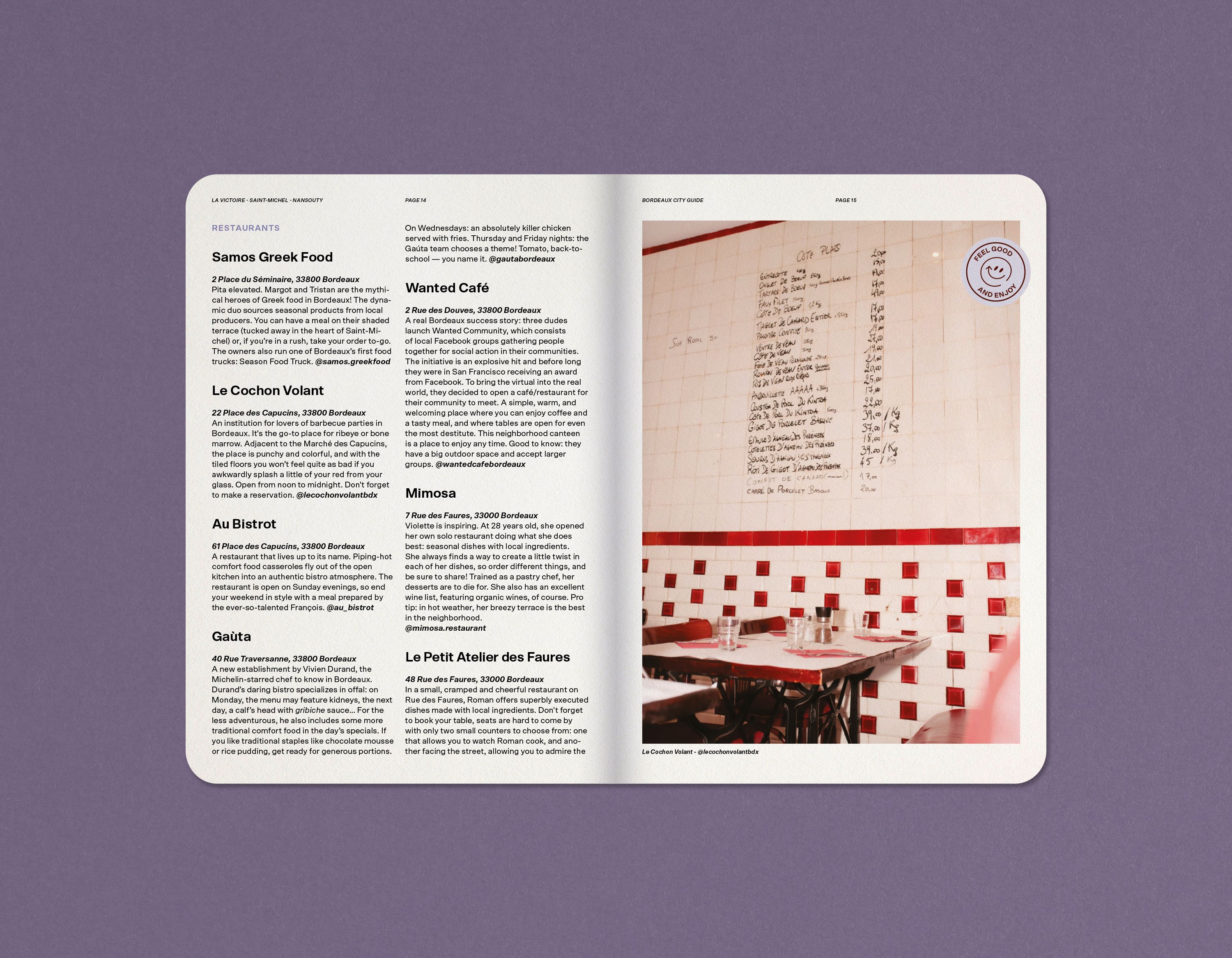 Intérieur city guide sur la ville de Bordeaux pour Back Market  | © Studio Cent-Huit 2025