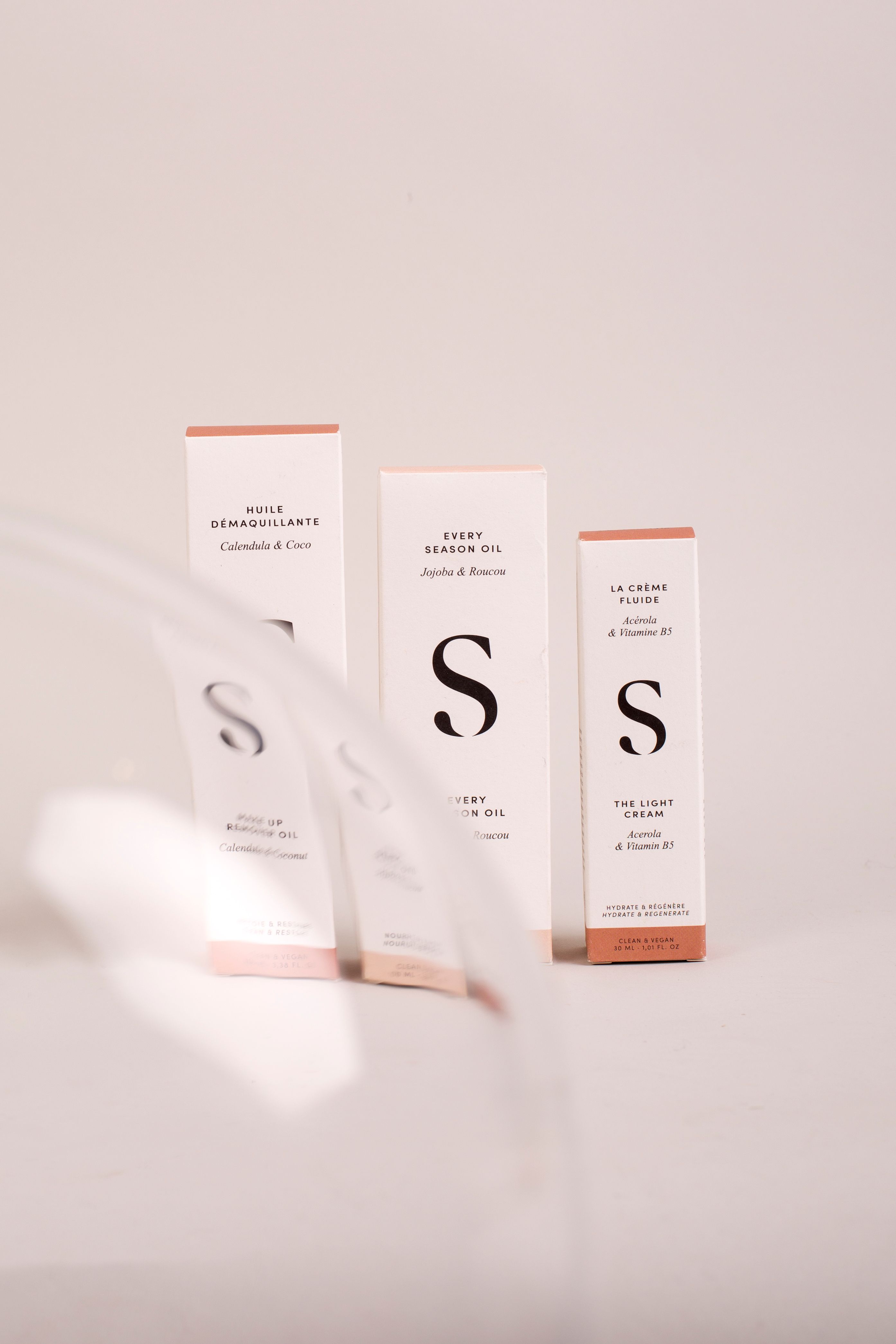 Packaging de la marque de skincare Seasonly | © Studio Cent-Huit 2025