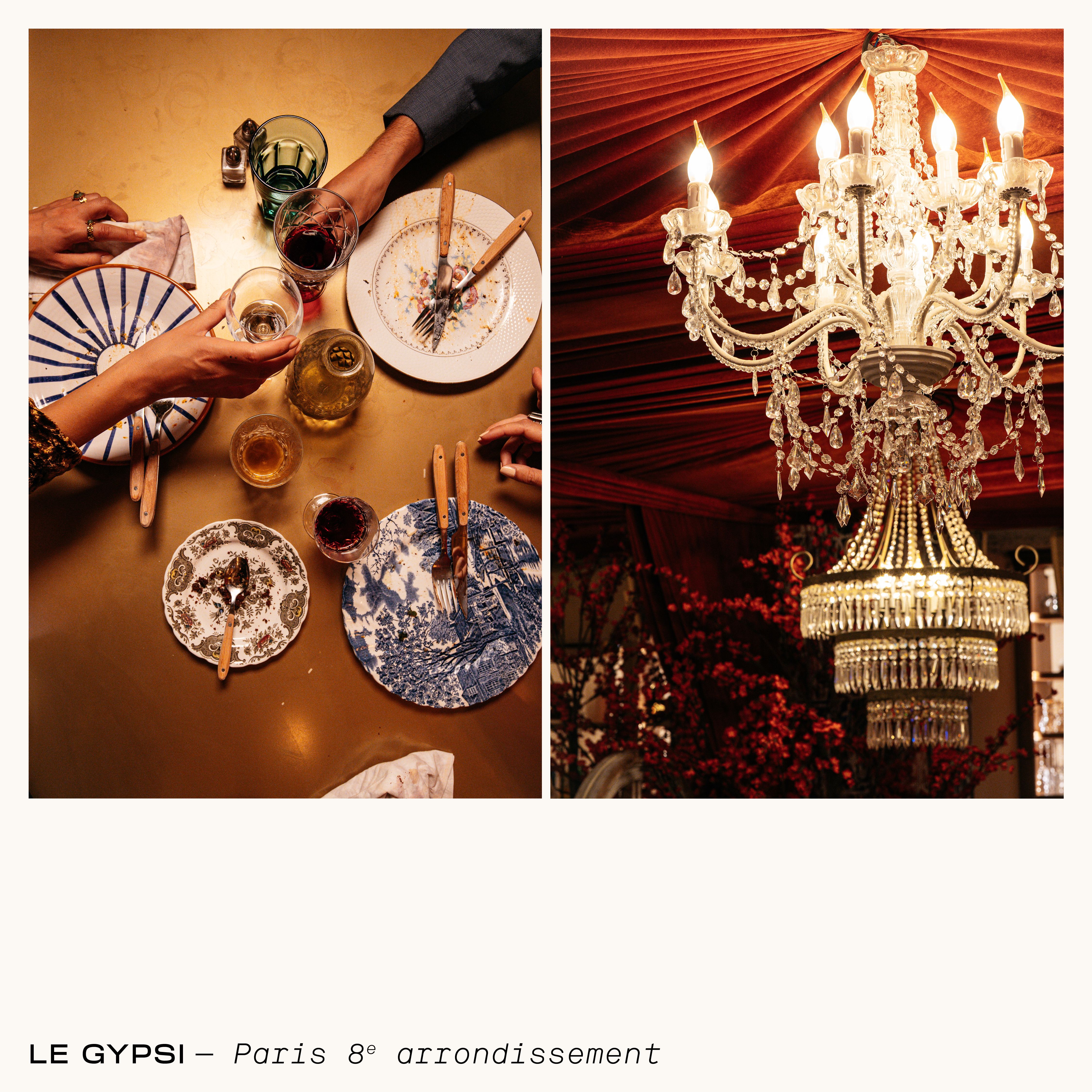 diner au Gipsy lieu Paris Society | © Studio Cent-Huit 2025