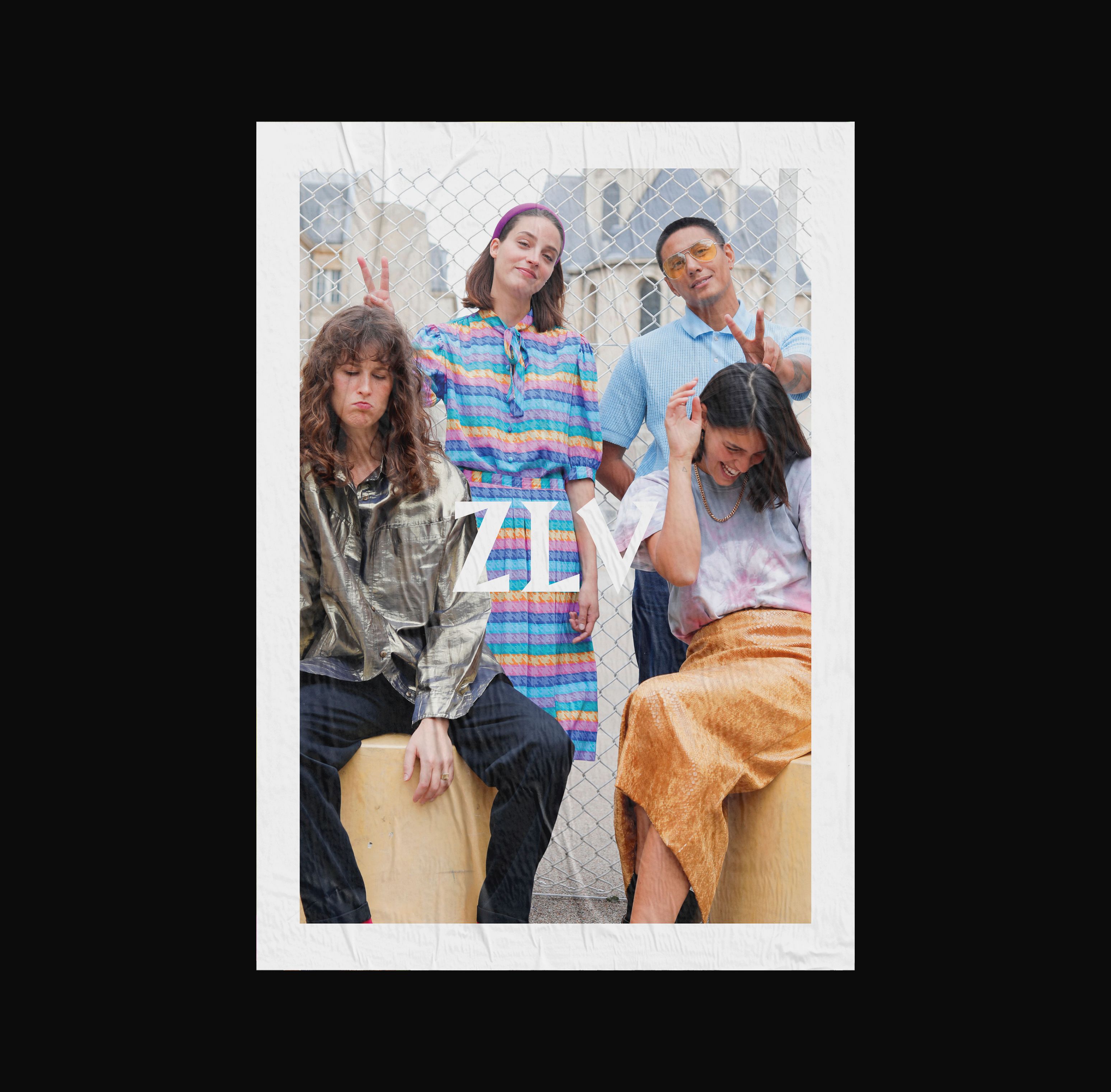 Affiche de campagne pour Zoé Léger Vintage | © Studio Cent-Huit 2025