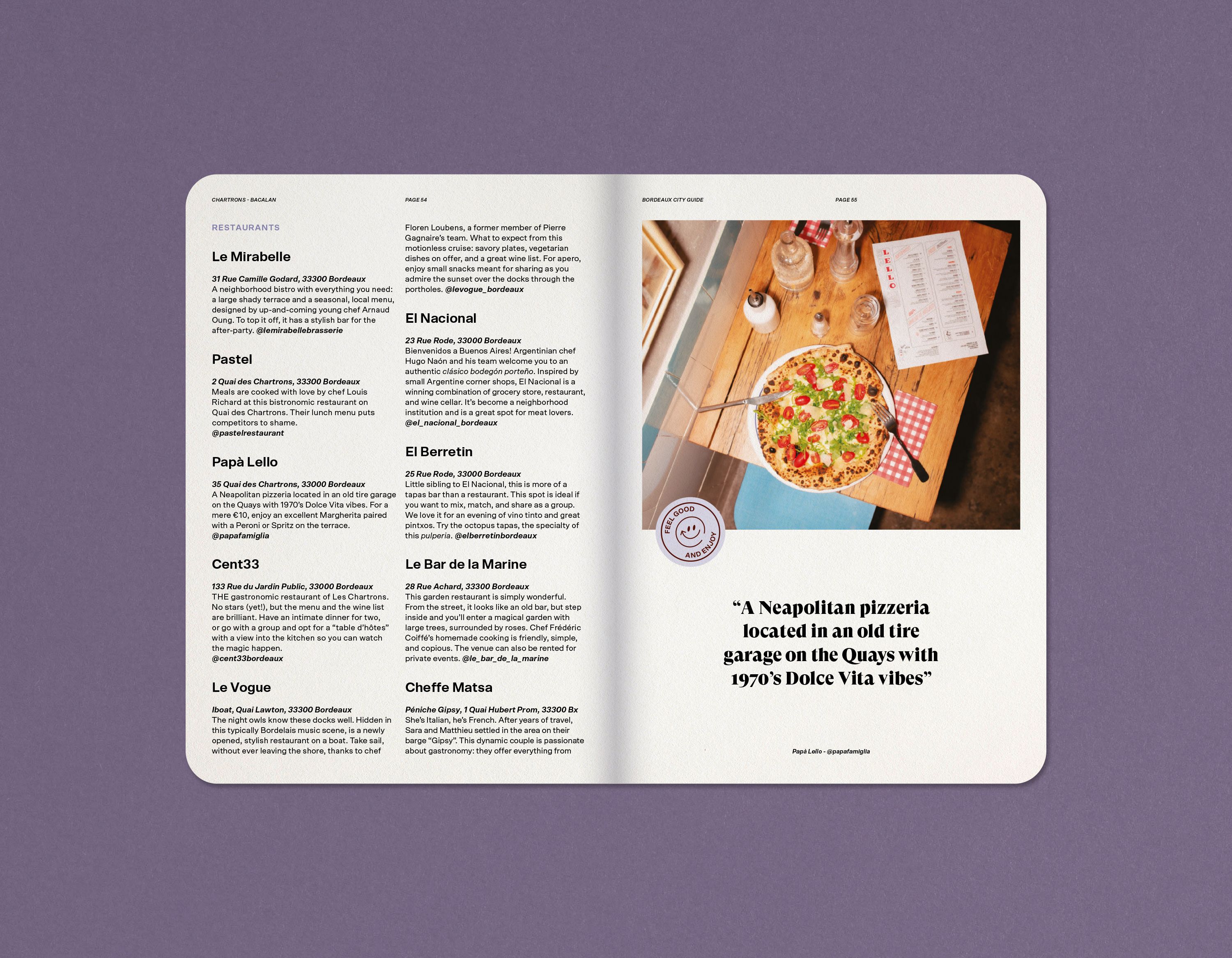 Intérieur city guide sur la ville de Bordeaux pour Back Market  | © Studio Cent-Huit 2025