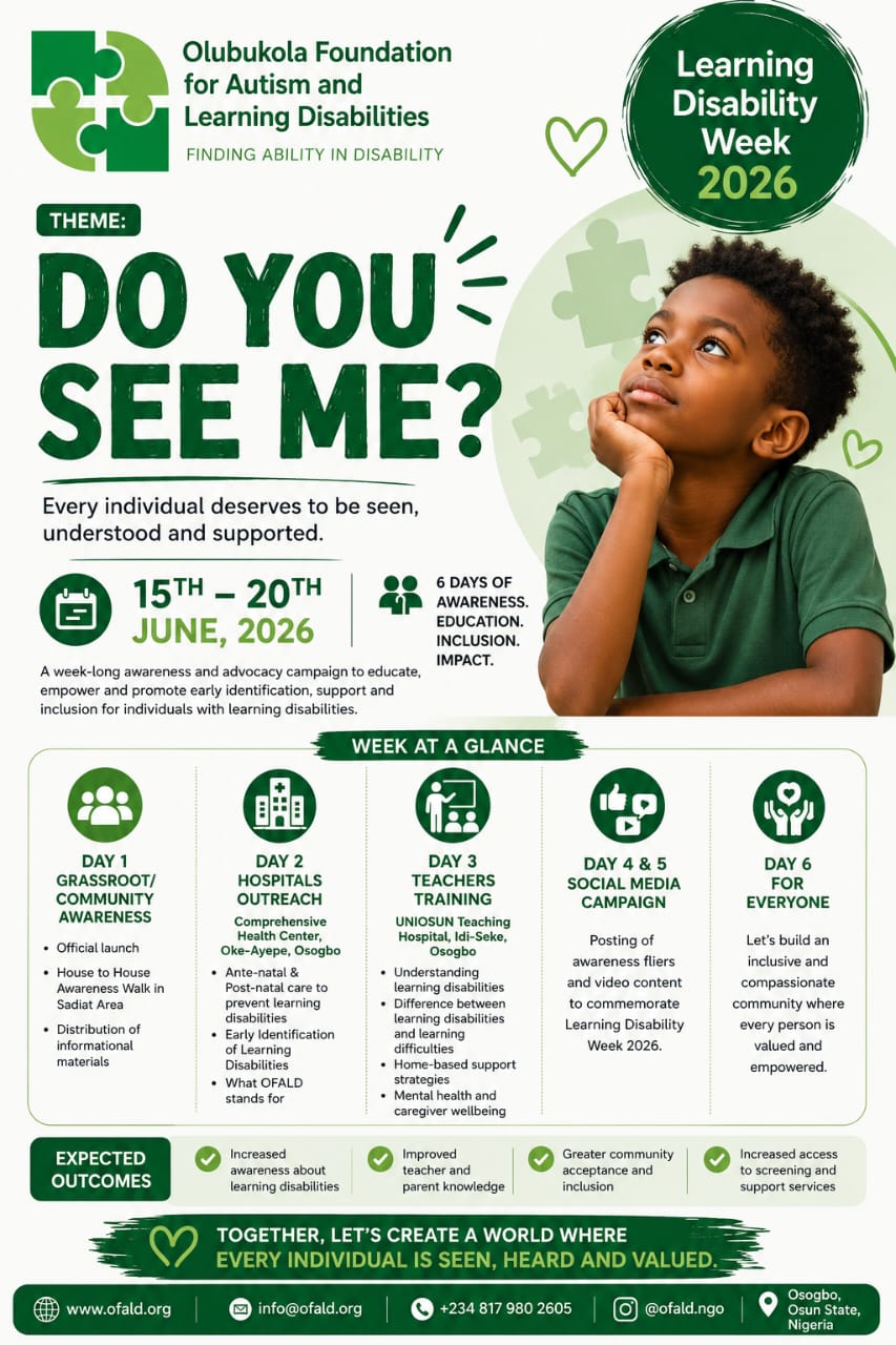 Cover image for Learning Disability Awareness week