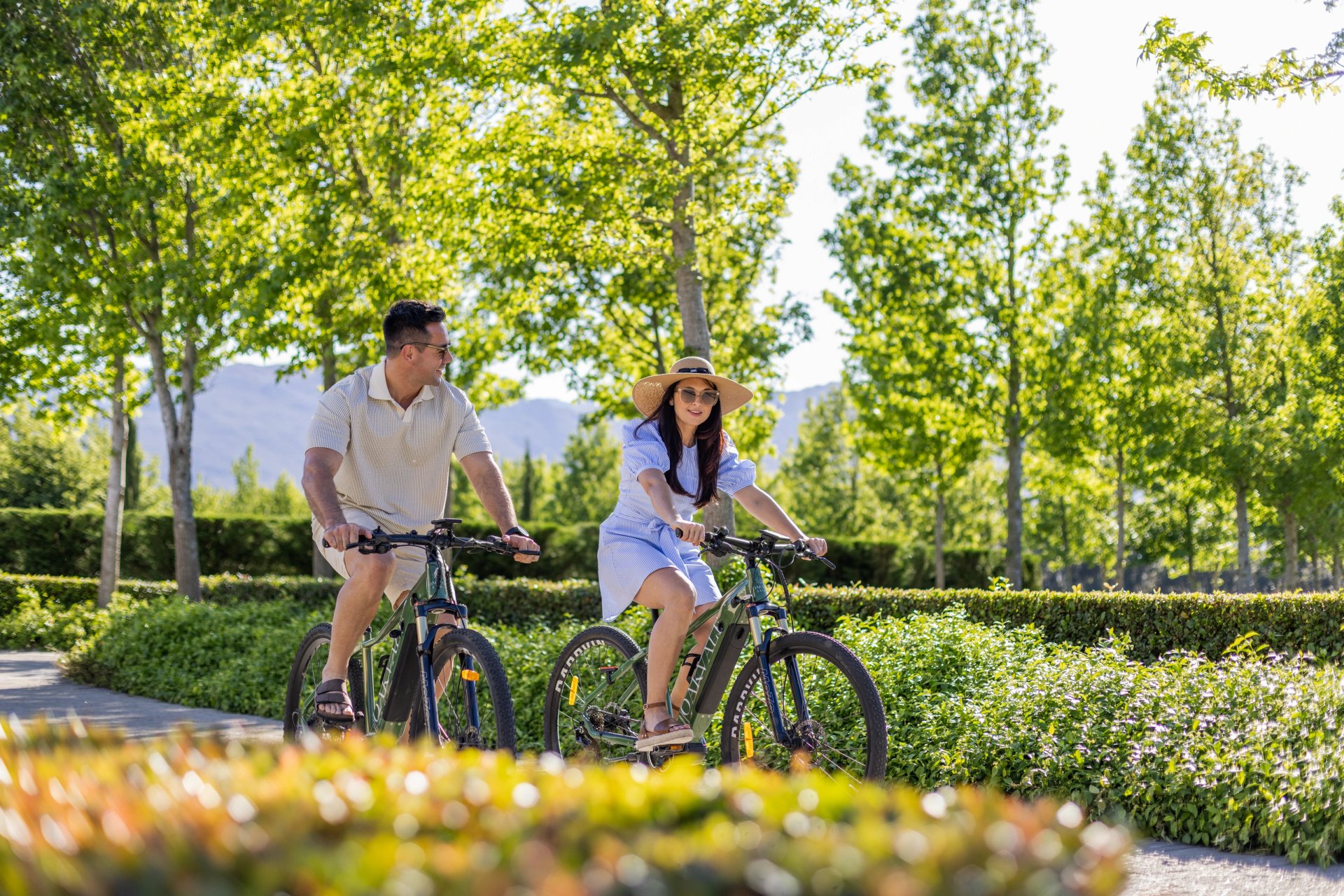 Cycling through the estate