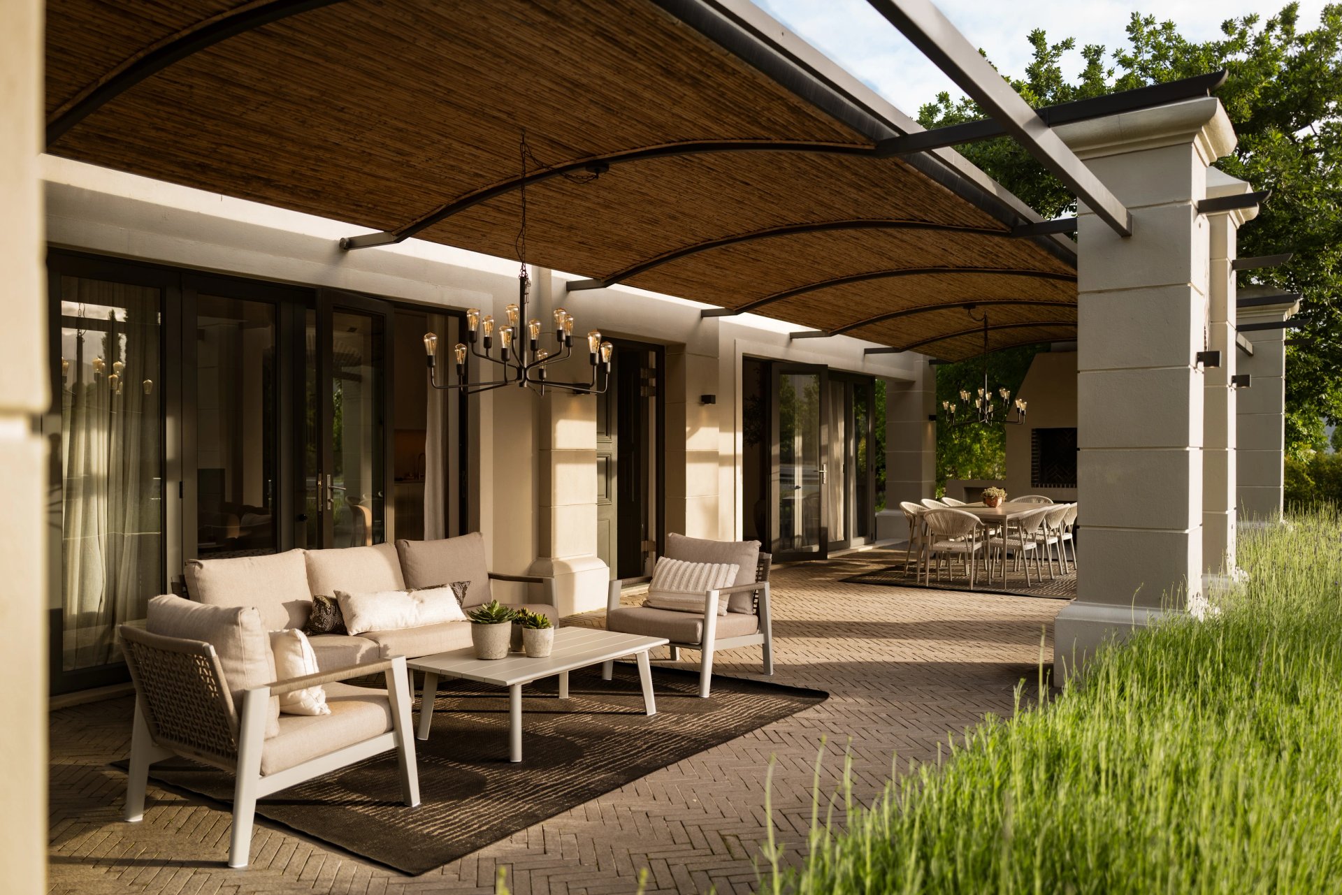 Gable Villa covered terrace