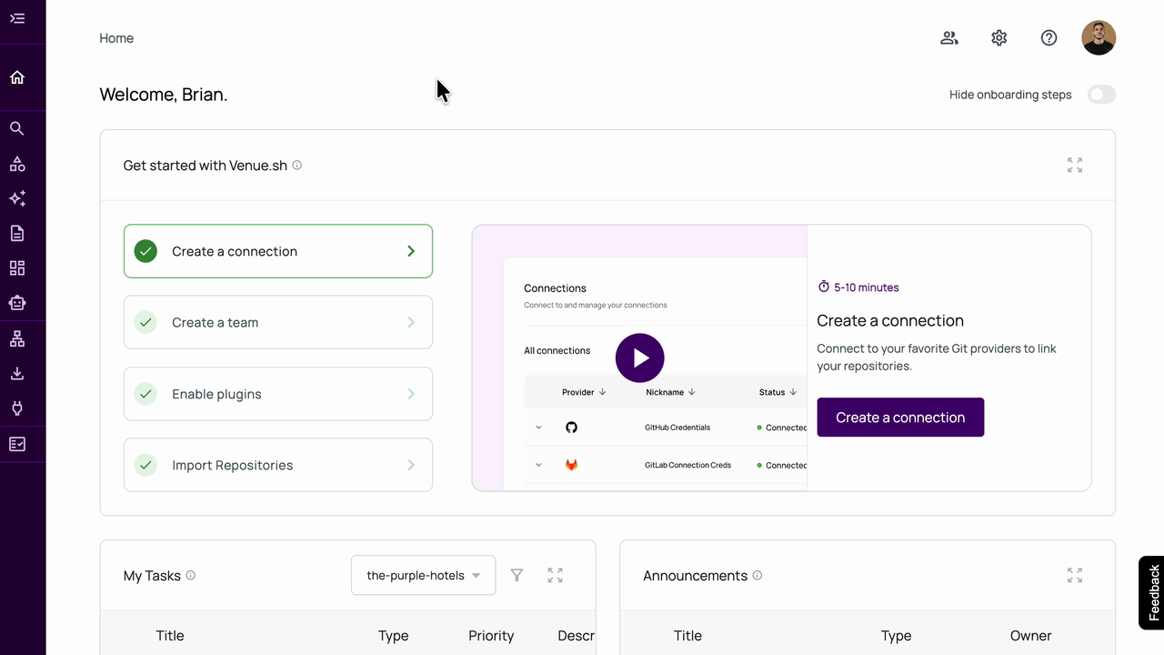 Venue.sh: Develop without distractions.