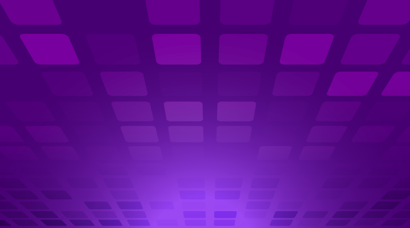 Vibrant purple grid pattern with a gradient effect, creating a futuristic and dynamic atmosphere. 