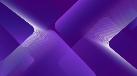 Dynamic purple abstract design with intersecting gradient rectangles and subtle waves, creating a modern and energetic feel, perfect for a captivating header image.