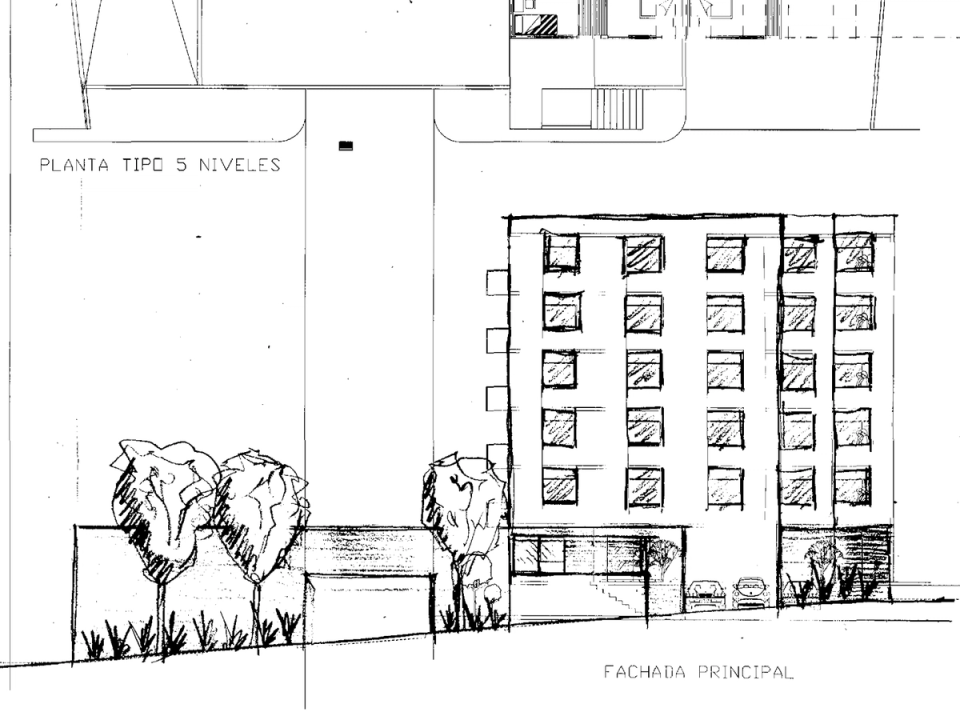 Croquis de Fachada Principal