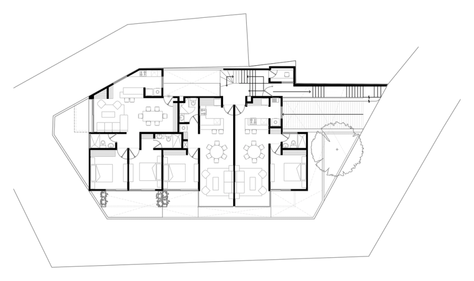 Planta tipo del edificio Ancona (3)
