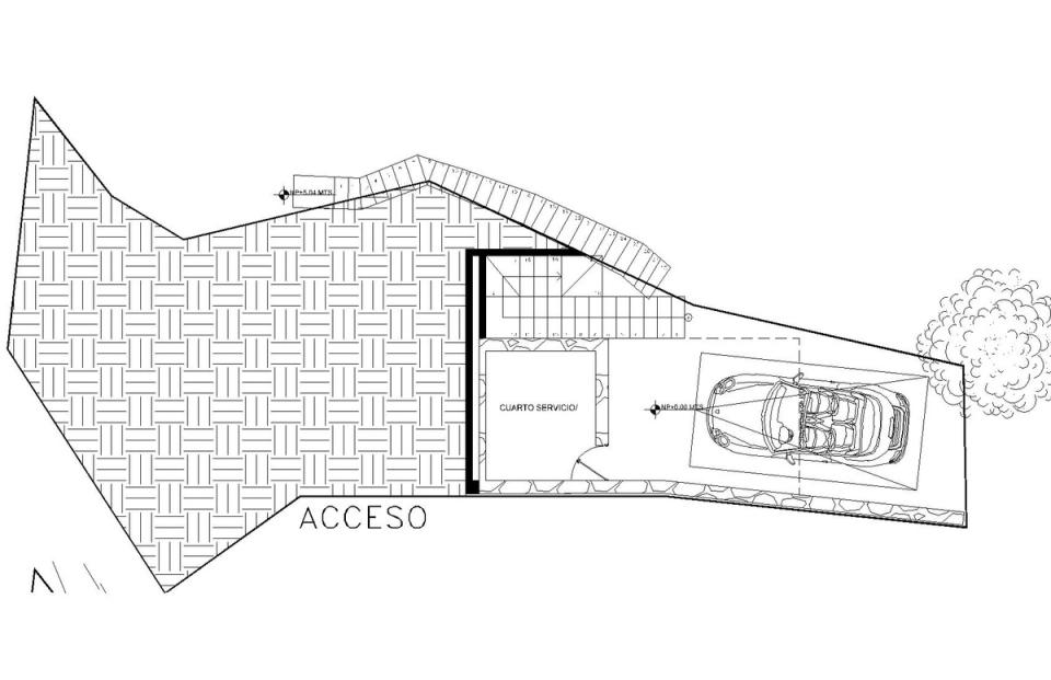 Planta de estacionamiento