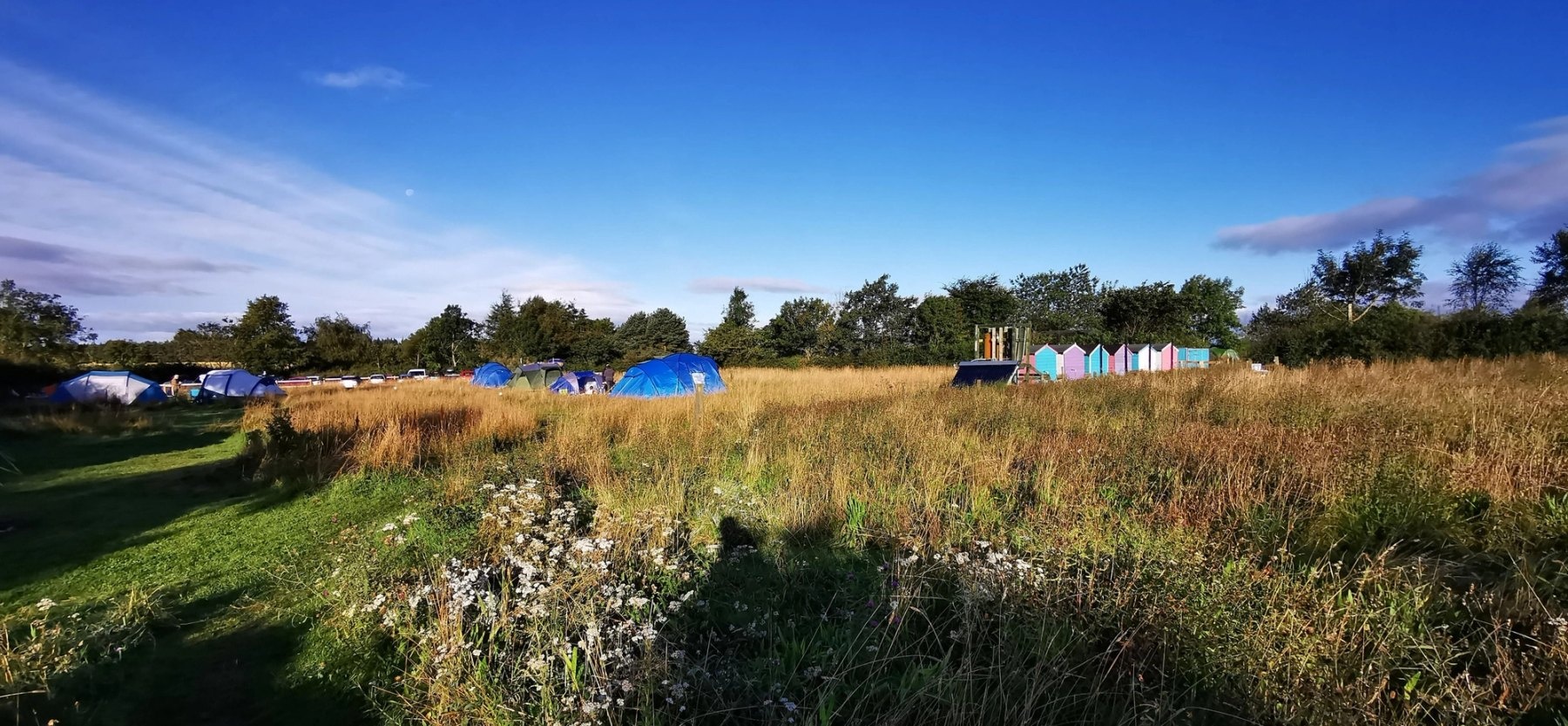 Greenhillock campsite landscape