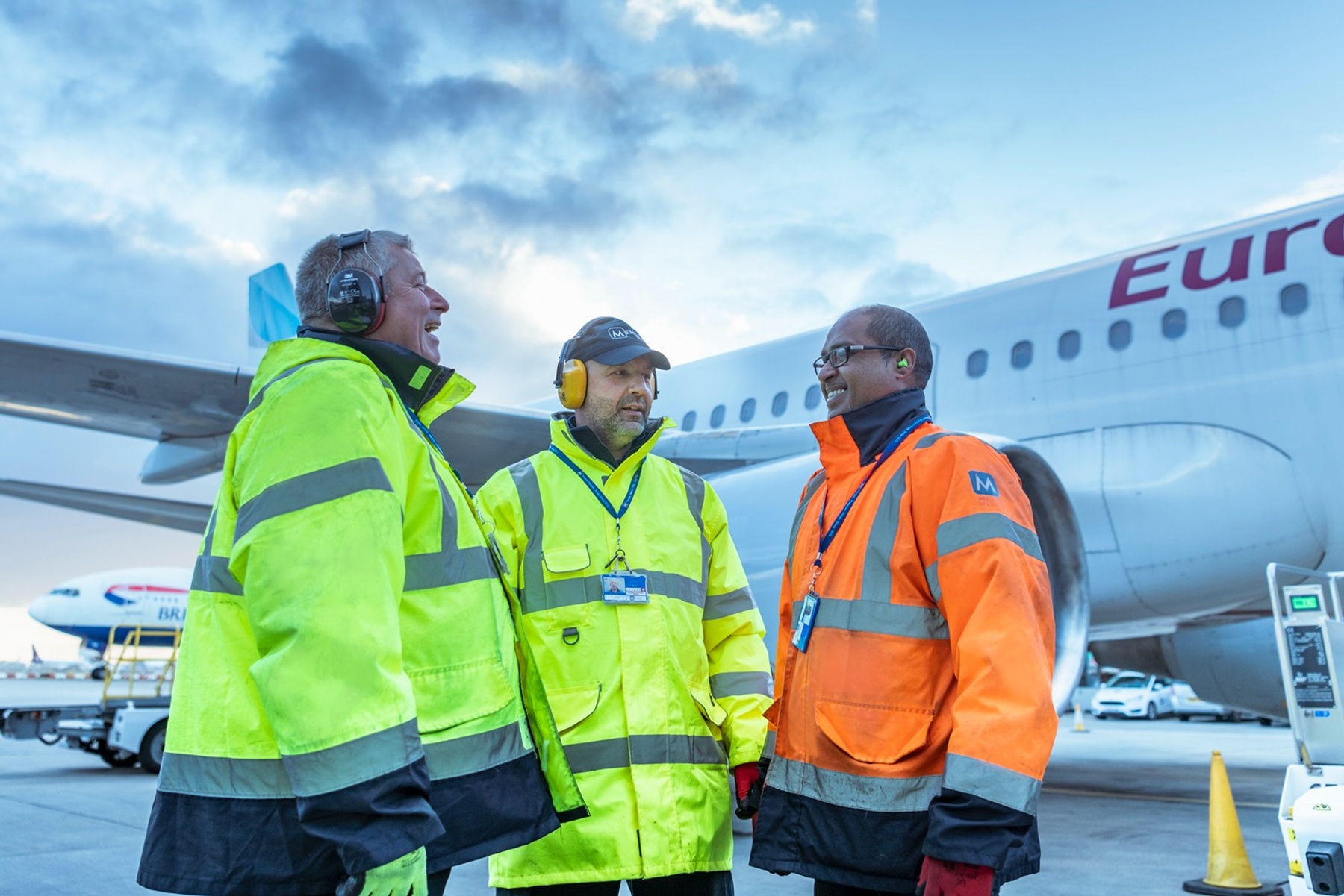 Menzies Team on Runway