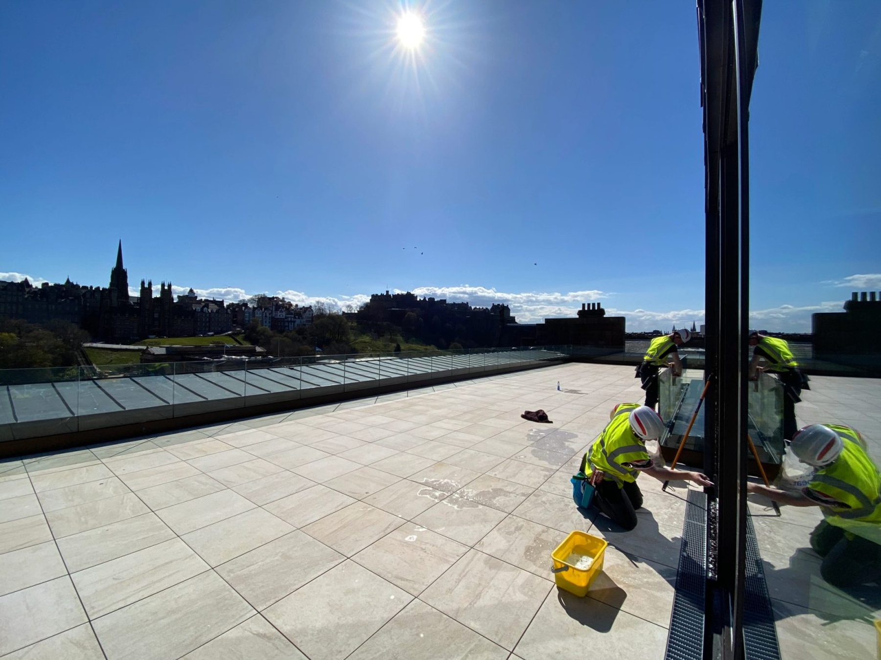 Edinburgh Clean commercial cleaning work