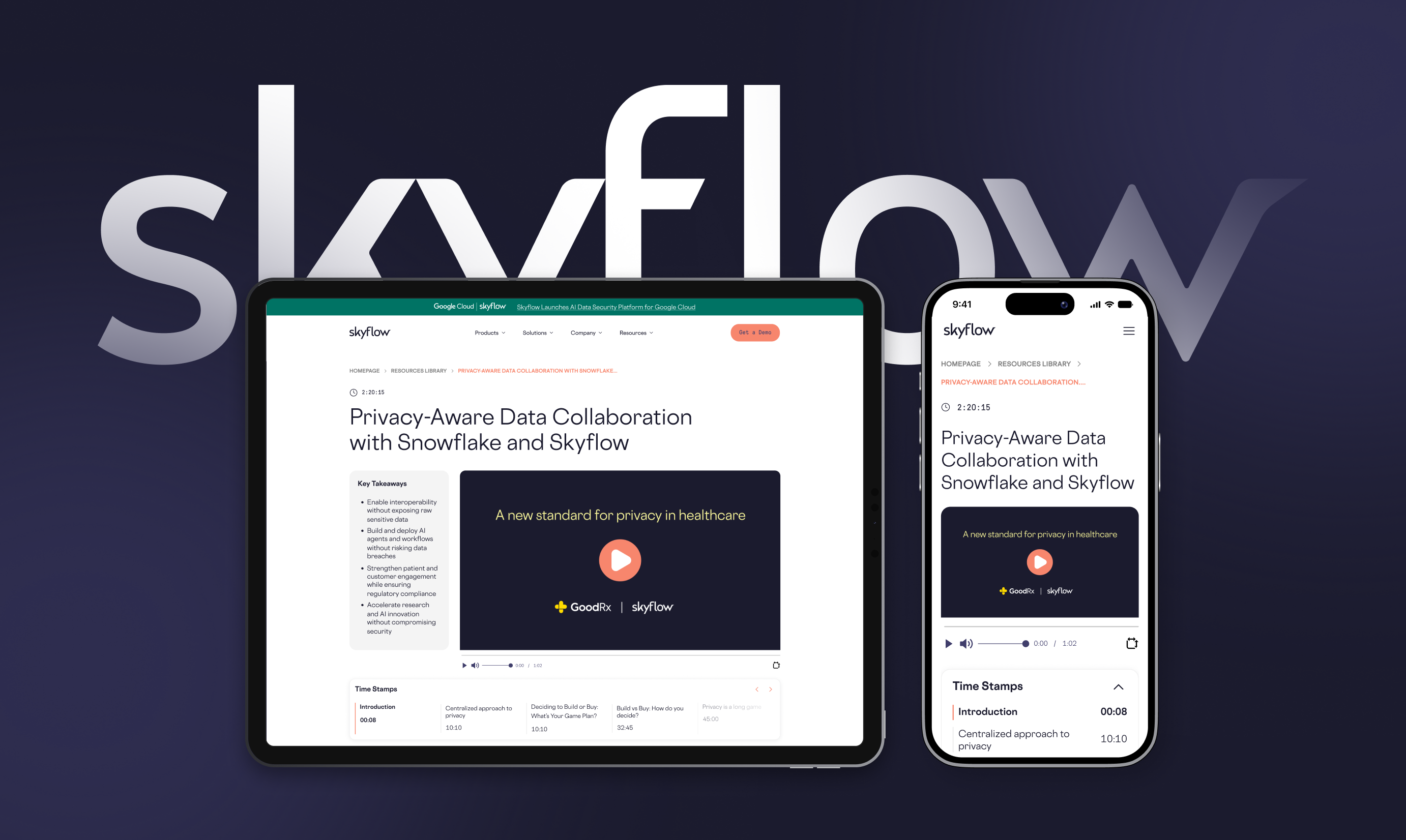 Skyflow — Ongoing Design & Webflow Partnership