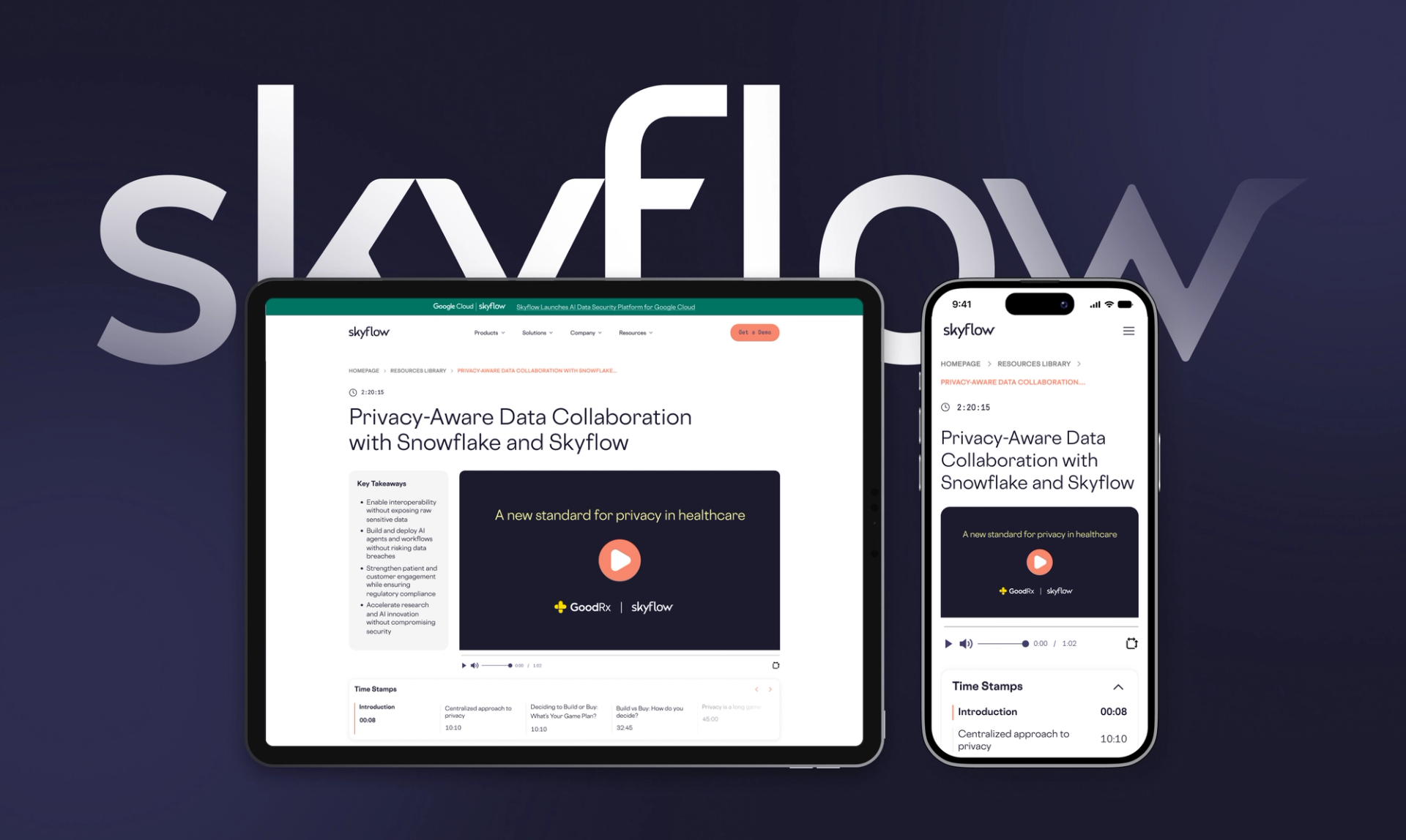 Skyflow — Ongoing Design & Webflow Partnership