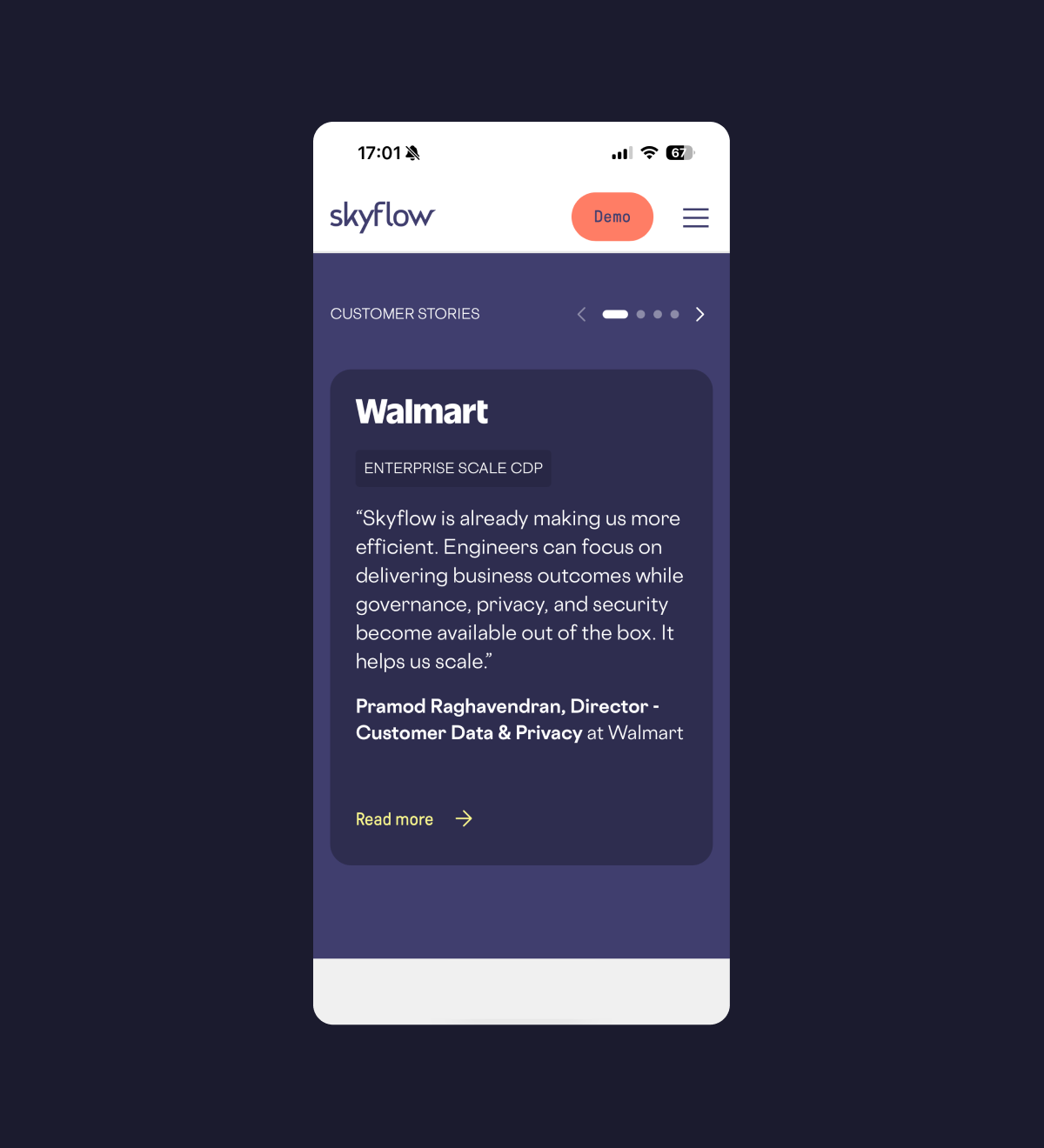 Skyflow — Ongoing Design & Webflow Partnership