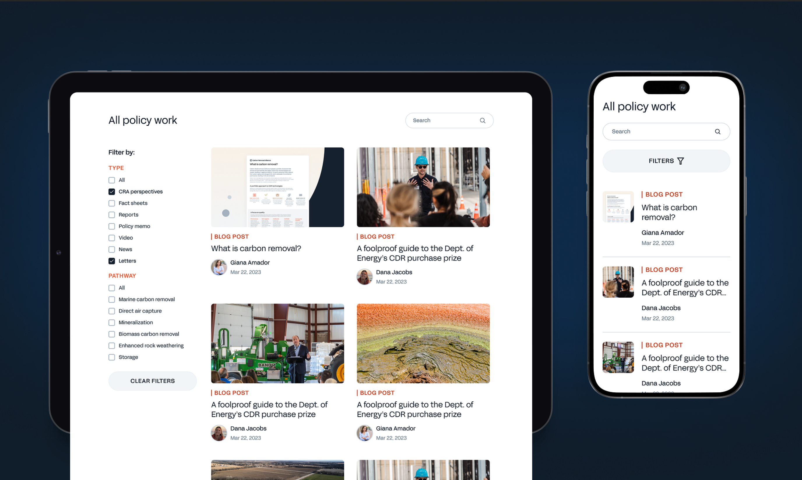 Educating and Inspiring Action Through a Modern Digital Platform