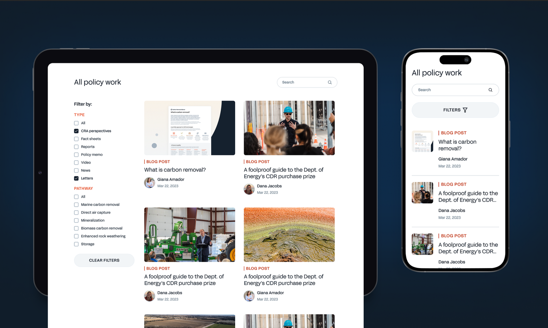 Educating and Inspiring Action Through a Modern Digital Platform