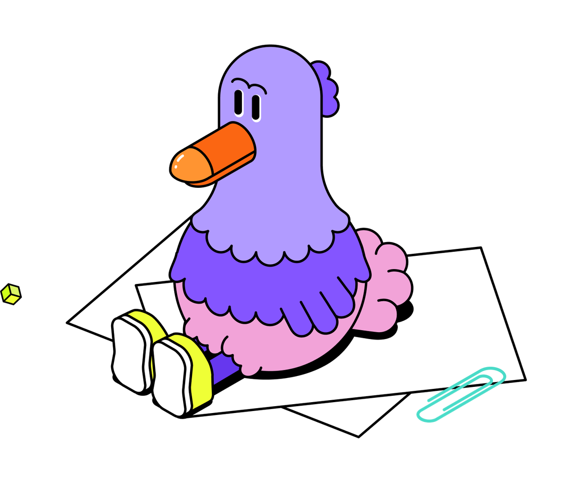 Neobrutalism Illustrations for Dodonut