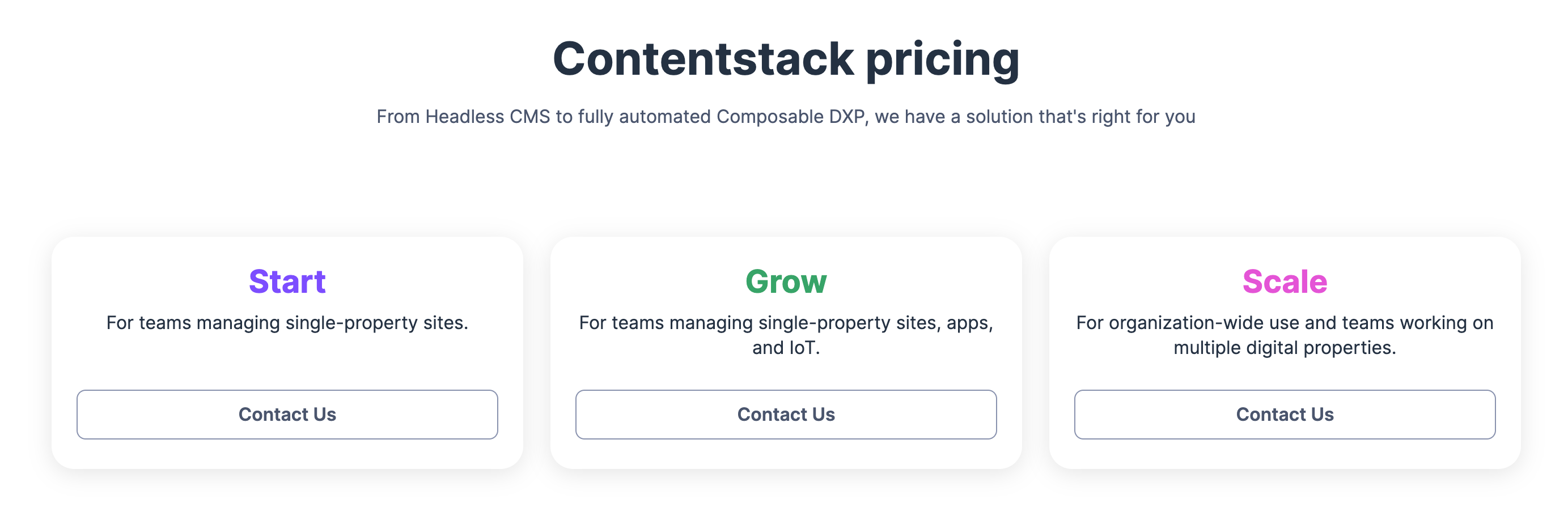 Contentstack Review And Features - Bejamas