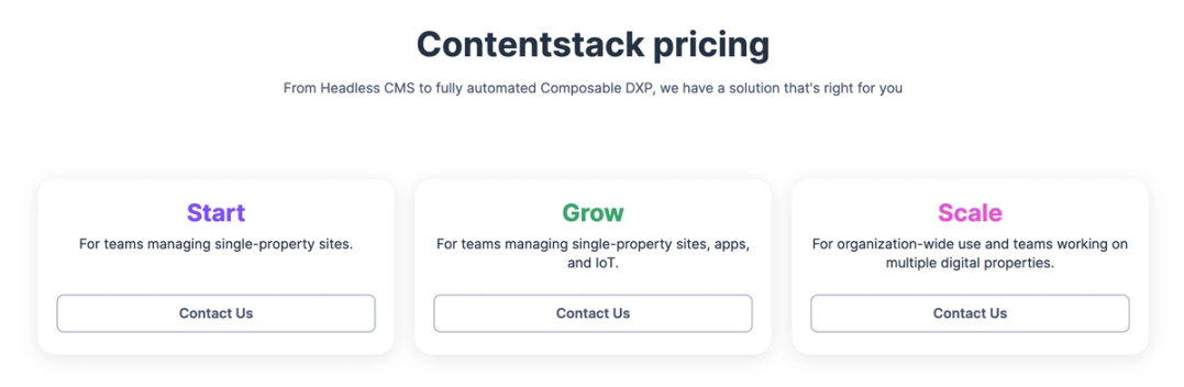 Contentstack Review and Features - Bejamas