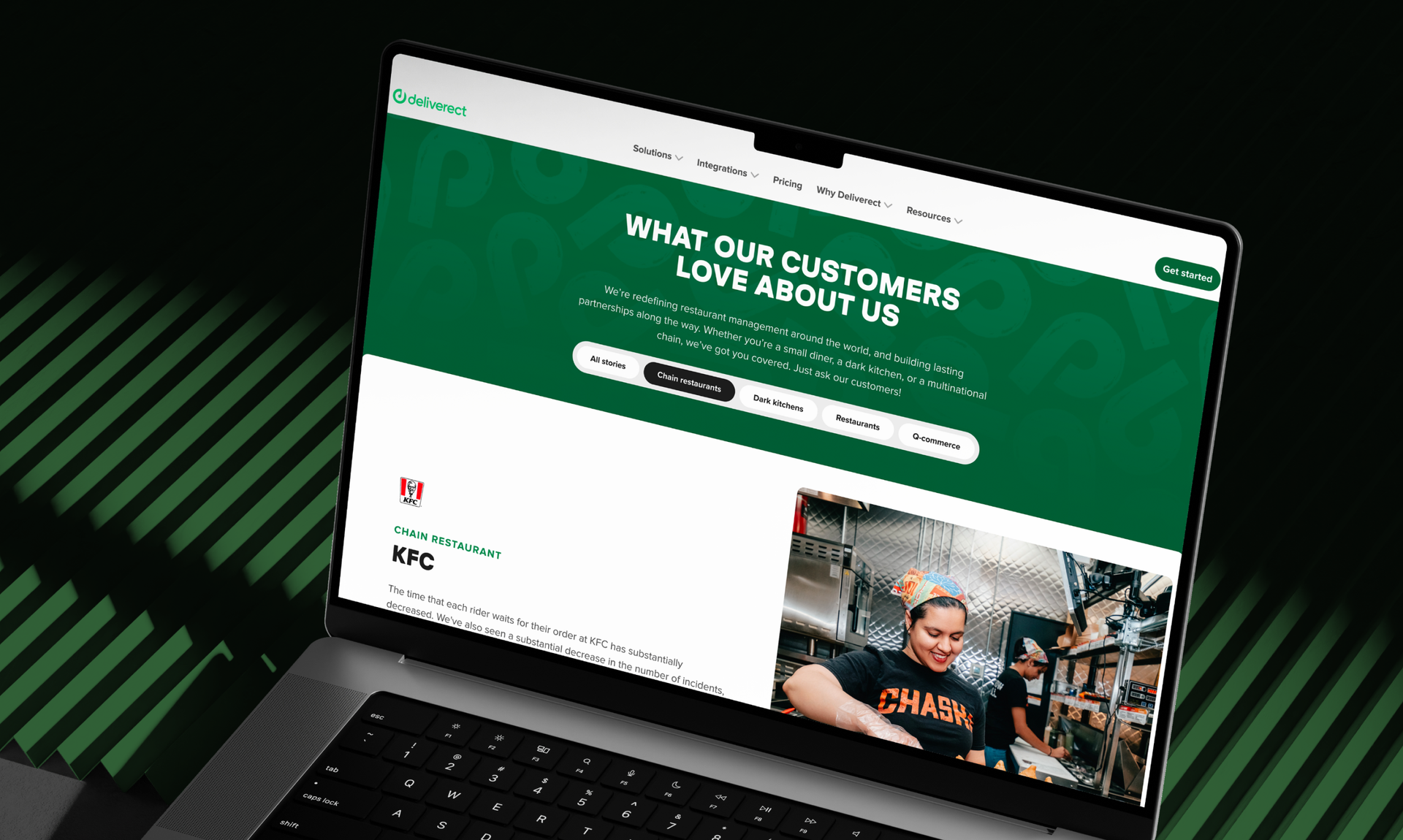 Translating Deliverect's brand to the web