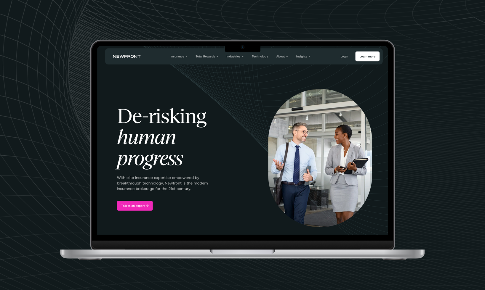 Decoupling Newfront's website for marketing efficiency