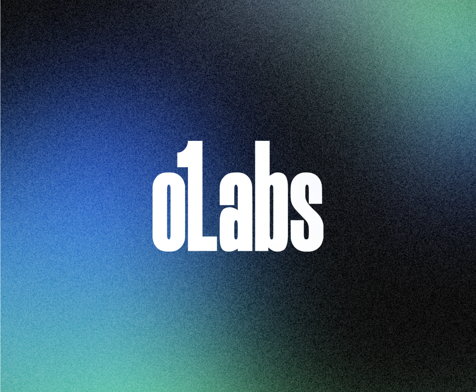 The word "oLabs" appears in white text against a gradient background that transitions from blue to turquoise tones.