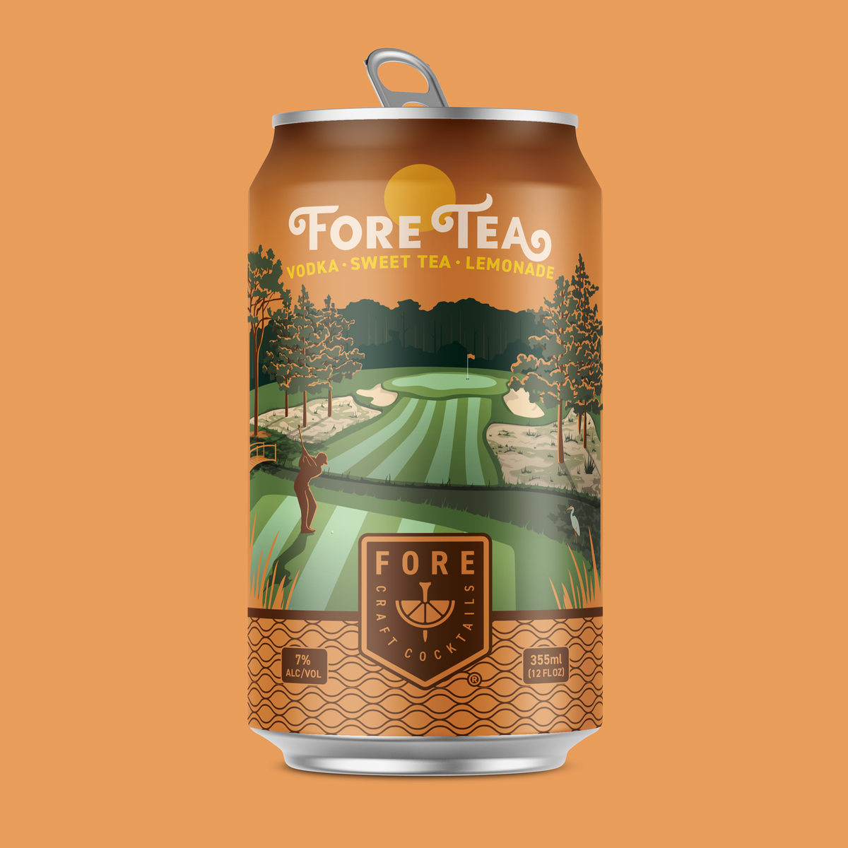 FORE Fore Tea can: vodka, sweet tea, and lemonade