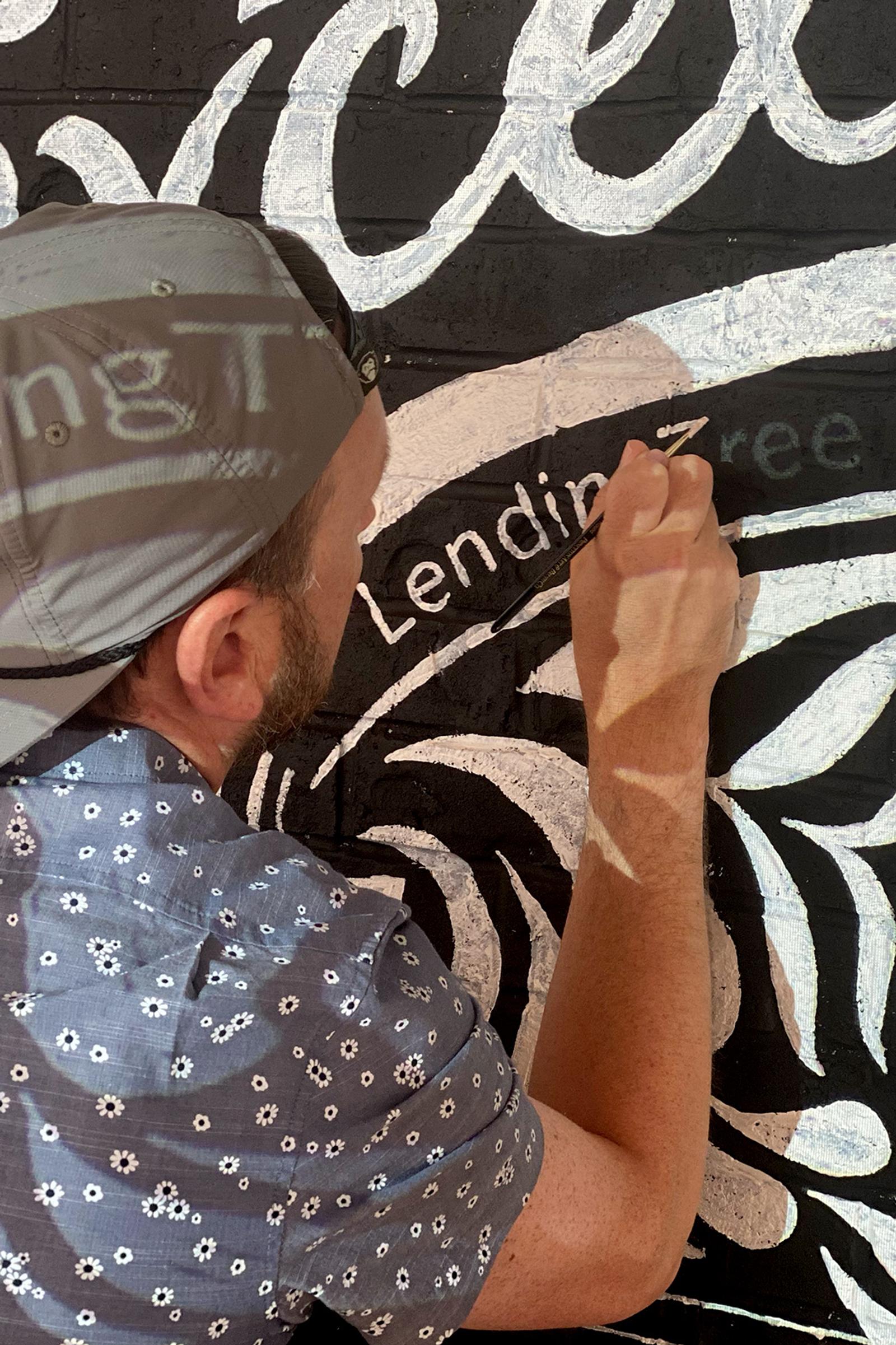 LendingTree headquarters mural