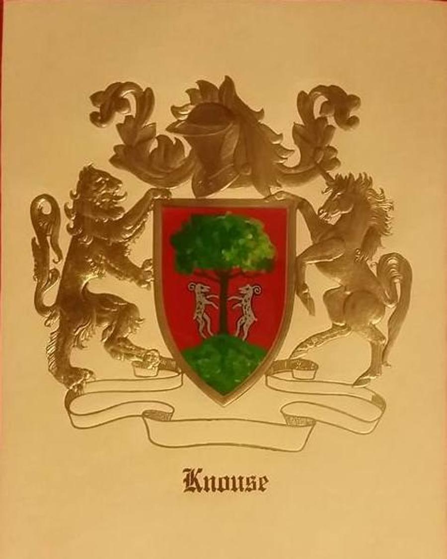 The Knouse family crest