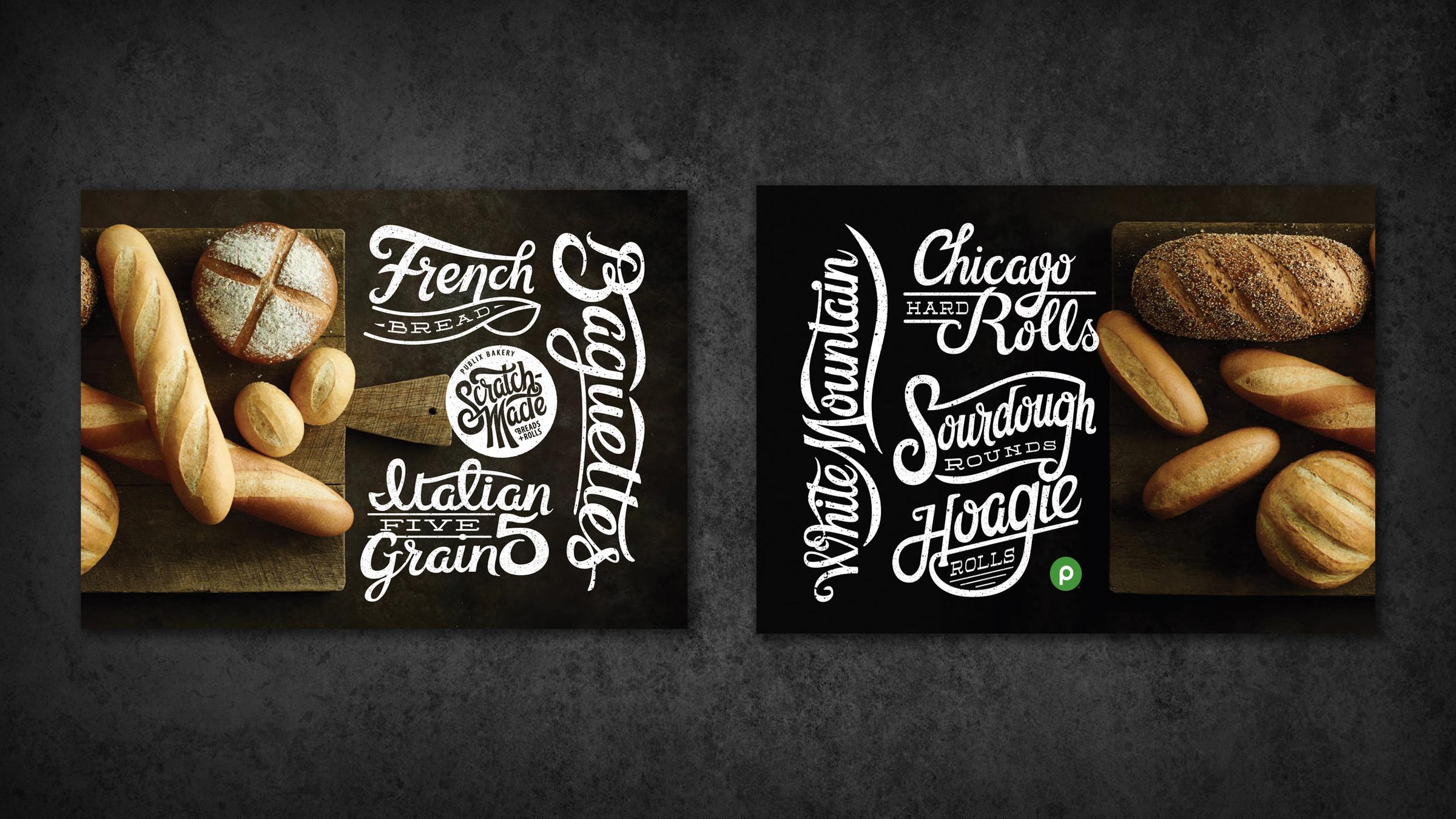 Publix Scratch Made bakery campaign in store