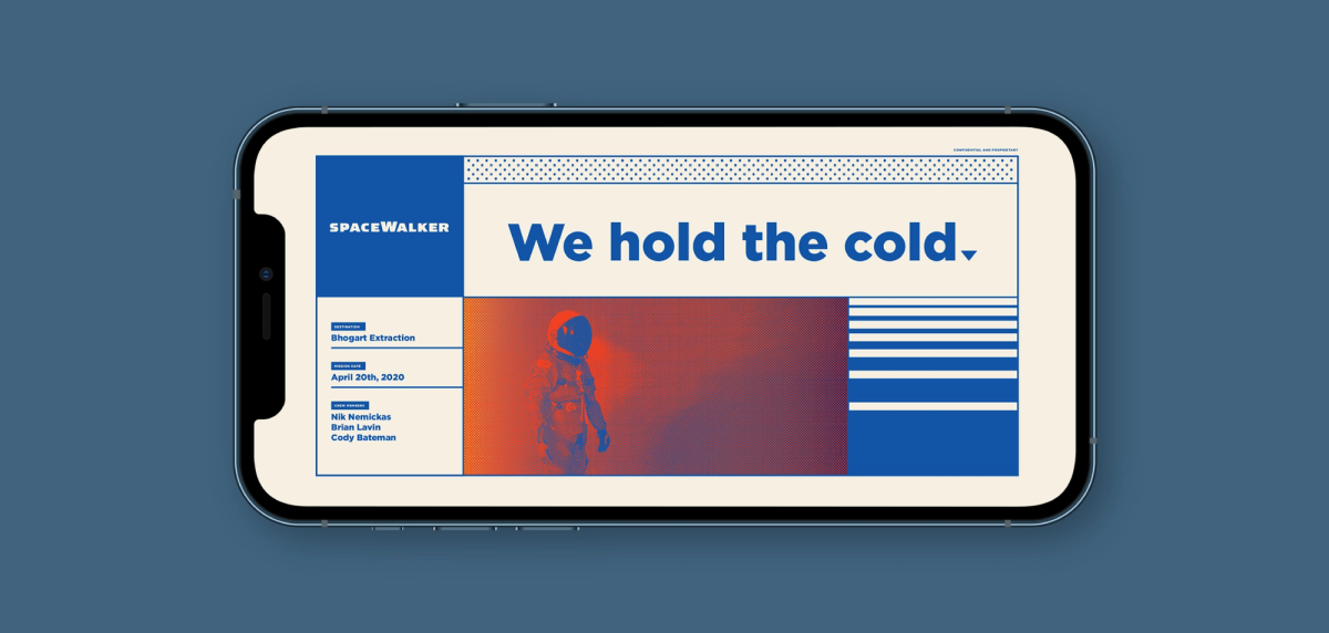 SpaceWalker deck on a phone