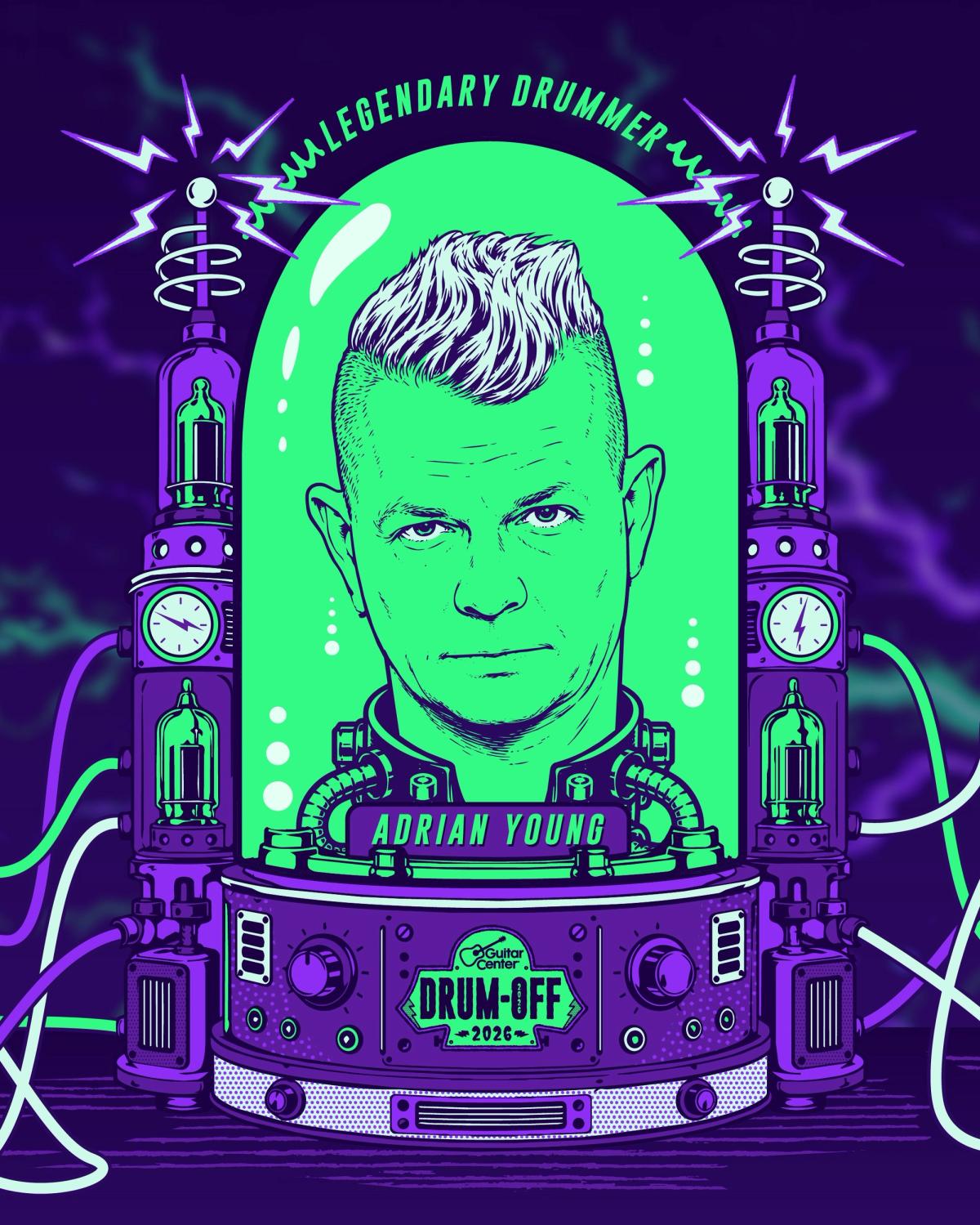 Meet Your Judges card: Adrian Young