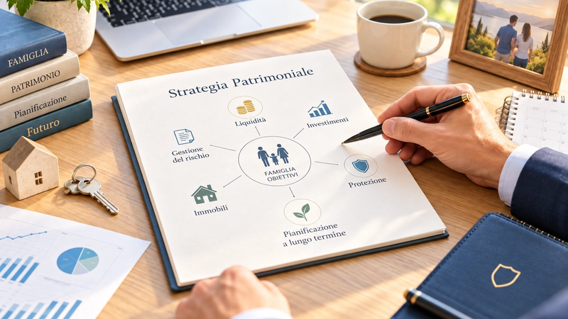 Strategia patrimoniale: gestione del patrimonio, protezione e obiettivi finanziari
