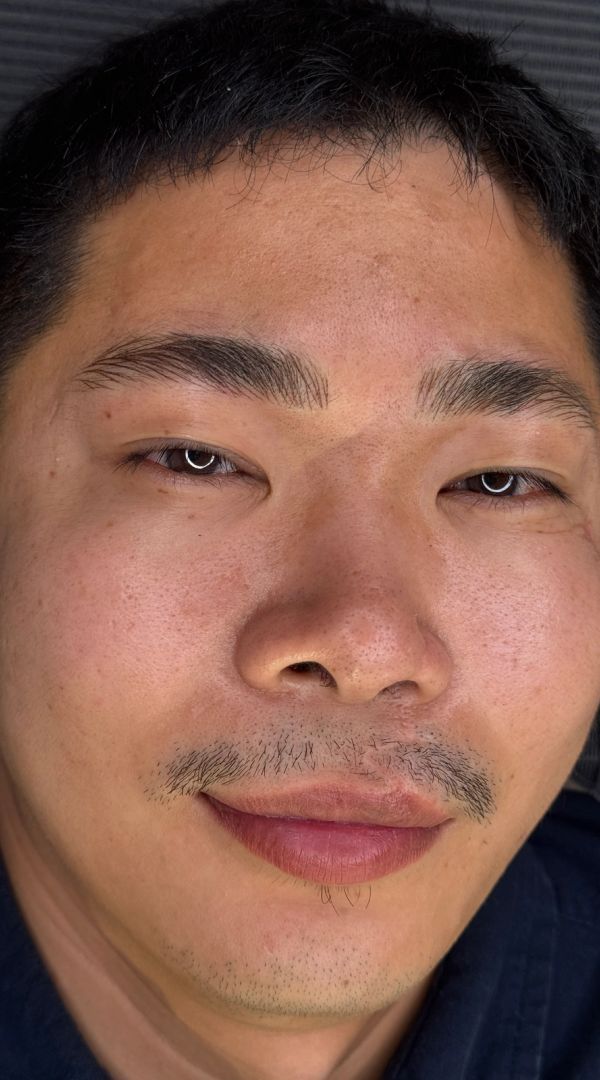 Men's brows after