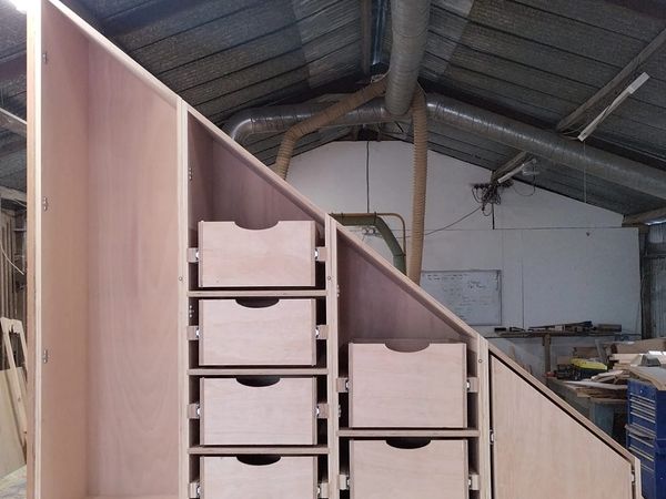 Built-In Understairs Storage