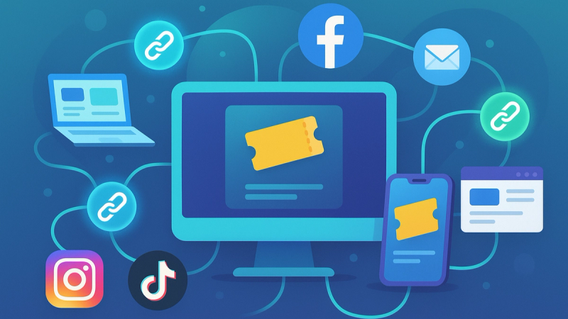 Cover image for Leveraging platform diversity:  How to flexibly integrate your ticket shop and make it visible everywhere​​​​‌﻿‍﻿​‍​‍‌‍﻿﻿‌﻿​‍‌‍‍‌‌‍‌﻿‌‍‍‌‌‍﻿‍​‍​‍​﻿‍‍​‍​‍‌﻿​﻿‌‍​‌‌‍﻿‍‌‍‍‌‌﻿‌​‌﻿‍‌​‍﻿‍‌‍‍‌‌‍﻿﻿​‍​‍​‍﻿​​‍​‍‌‍‍​‌﻿​‍‌‍‌‌‌‍‌‍​‍​‍​﻿‍‍​‍​‍‌‍‍​‌﻿‌​‌﻿‌​‌﻿​​‌﻿​﻿​﻿‍‍​‍﻿﻿​‍﻿﻿‌﻿‌​‌‍﻿﻿‌﻿‌‌‌‍​﻿‌‍​‌‌‍﻿‍‌﻿‌​‌‍‍‌‌﻿‍​​‍﻿‍‌﻿​﻿‌‍​‌‌‍﻿‍‌‍‍‌‌﻿‌​‌﻿‍‌​‍﻿‍‌﻿​﻿‌﻿‌​‌﻿‌‌‌‍‌​‌‍‍‌‌‍﻿﻿​‍﻿﻿‌‍‍‌‌‍﻿‍‌﻿‌​‌‍‌‌‌‍﻿‍‌﻿‌​​‍﻿﻿‌‍‌‌‌‍‌​‌‍‍‌‌﻿‌​​‍﻿﻿‌‍﻿‌‌‍﻿﻿‌‍‌​‌‍‌‌​﻿﻿‌‌﻿​​‌﻿​‍‌‍‌‌‌﻿​﻿‌‍‌‌‌‍﻿‍‌﻿‌​‌‍​‌‌﻿‌​‌‍‍‌‌‍﻿﻿‌‍﻿‍​﻿‍﻿‌‍‍‌‌‍‌​​﻿﻿‌​﻿​​​﻿‌‌​﻿​‌​﻿‍‌​﻿​​​﻿‍‌​﻿‌﻿‌‍​﻿​‍﻿‌​﻿‌​‌‍​‌​﻿​﻿‌‍‌‍​‍﻿‌​﻿‌​‌‍‌‌​﻿‌​​﻿‌﻿​‍﻿‌​﻿‍​​﻿​‌​﻿‌​‌‍‌​​‍﻿‌‌‍‌​​﻿‌﻿​﻿​‌​﻿​‍‌‍‌‍​﻿‌‍‌‍​﻿‌‍​﻿​﻿​‌​﻿‌﻿‌‍​﻿​﻿​‌​﻿‍﻿‌﻿‌​‌﻿‍‌‌﻿​​‌‍‌‌​﻿﻿‌‌﻿​​‌‍﻿﻿‌﻿​﻿‌﻿‌​​﻿‍﻿‌﻿​​‌‍​‌‌﻿‌​‌‍‍​​﻿﻿‌‌﻿‌​‌‍‍‌‌﻿‌​‌‍﻿​‌‍‌‌​﻿﻿﻿‌‍​‍‌‍​‌‌﻿​﻿‌‍‌‌‌‌‌‌‌﻿​‍‌‍﻿​​﻿﻿‌‌‍‍​‌﻿‌​‌﻿‌​‌﻿​​‌﻿​﻿​‍‌‌​﻿​﻿‌​​‌​‍‌‌​﻿​‍‌​‌‍​‍‌‌​﻿​‍‌​‌‍‌﻿‌​‌‍﻿﻿‌﻿‌‌‌‍​﻿‌‍​‌‌‍﻿‍‌﻿‌​‌‍‍‌‌﻿‍​​‍﻿‍‌﻿​﻿‌‍​‌‌‍﻿‍‌‍‍‌‌﻿‌​‌﻿‍‌​‍﻿‍‌﻿​﻿‌﻿‌​‌﻿‌‌‌‍‌​‌‍‍‌‌‍﻿﻿​‍‌‍‌‍‍‌‌‍‌​​﻿﻿‌​﻿​​​﻿‌‌​﻿​‌​﻿‍‌​﻿​​​﻿‍‌​﻿‌﻿‌‍​﻿​‍﻿‌​﻿‌​‌‍​‌​﻿​﻿‌‍‌‍​‍﻿‌​﻿‌​‌‍‌‌​﻿‌​​﻿‌﻿​‍﻿‌​﻿‍​​﻿​‌​﻿‌​‌‍‌​​‍﻿‌‌‍‌​​﻿‌﻿​﻿​‌​﻿​‍‌‍‌‍​﻿‌‍‌‍​﻿‌‍​﻿​﻿​‌​﻿‌﻿‌‍​﻿​﻿​‌​‍‌‍‌﻿‌​‌﻿‍‌‌﻿​​‌‍‌‌​﻿﻿‌‌﻿​​‌‍﻿﻿‌﻿​﻿‌﻿‌​​‍‌‍‌﻿​​‌‍​‌‌﻿‌​‌‍‍​​﻿﻿‌‌﻿‌​‌‍‍‌‌﻿‌​‌‍﻿​‌‍‌‌​‍‌‍‌﻿​​‌‍‌‌‌﻿​‍‌﻿​﻿‌﻿​​‌‍‌‌‌‍​﻿‌﻿‌​‌‍‍‌‌﻿‌‍‌‍‌‌​﻿﻿‌‌﻿​​‌﻿‌‌‌‍​‍‌‍﻿​‌‍‍‌‌﻿​﻿‌‍‍​‌‍‌‌‌‍‌​​‍​‍‌﻿﻿‌