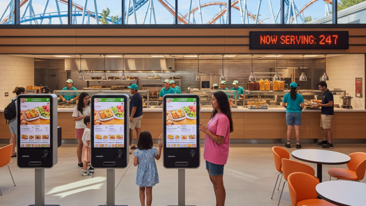 Cover image for Smart dining in the park: How digital catering processes eliminate waiting times, increase throughput and boost average receipts