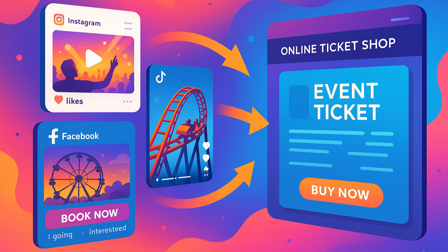 Cover image for Ticketing meets content - how to increase reach and sales via social media and campaigns