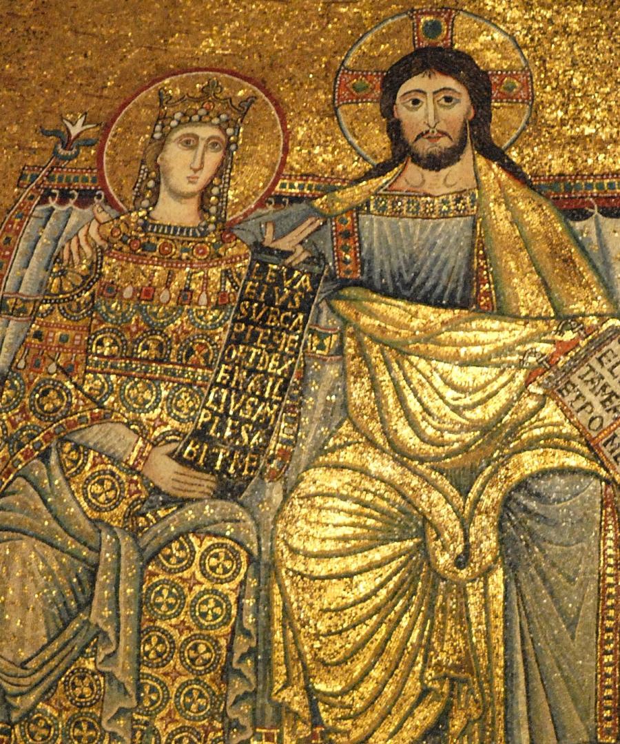 Jesus and Mary Enthroned