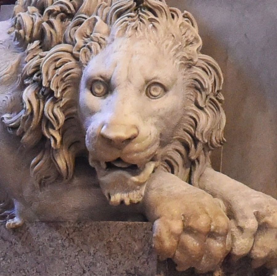 Strength Always Awake Lion of the Tomb of Clement XIII
