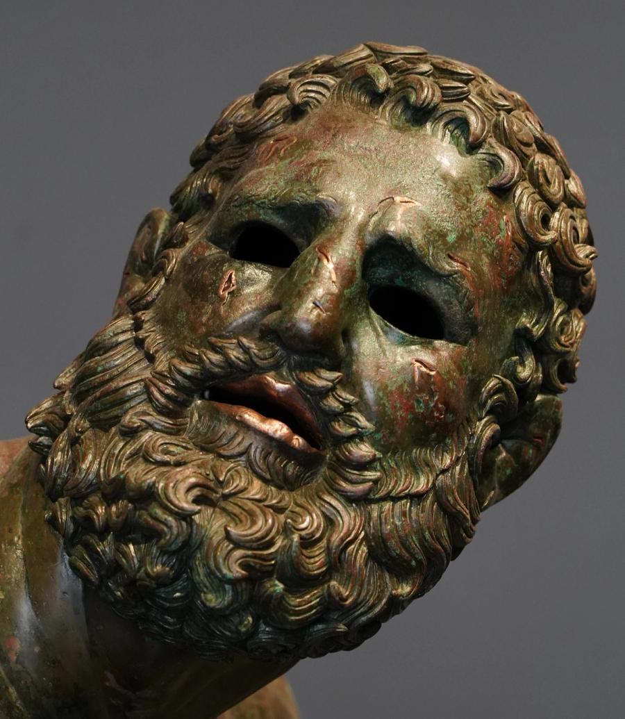 Bronze Boxer at Rest