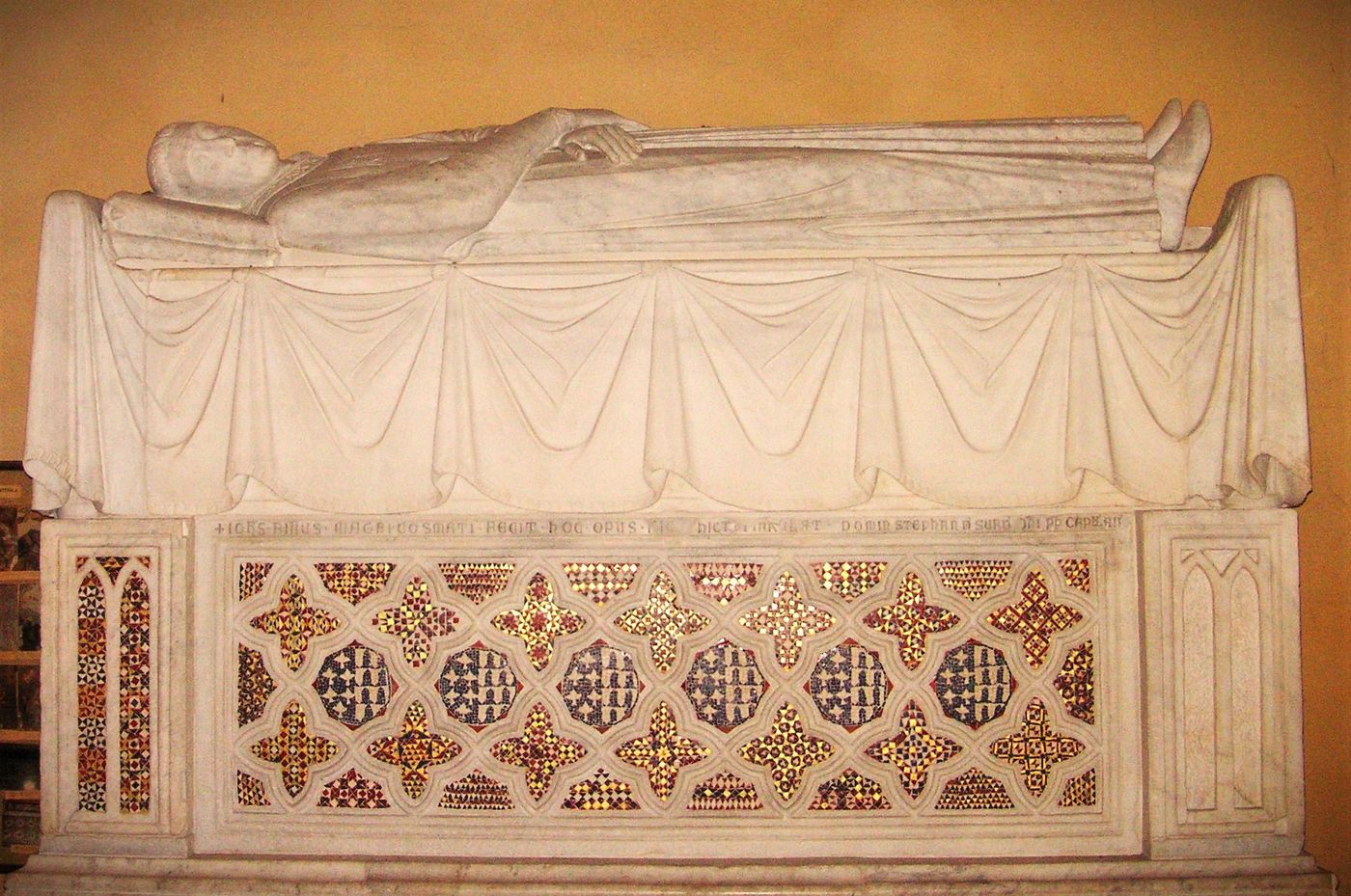 Cosmati tomb adornment