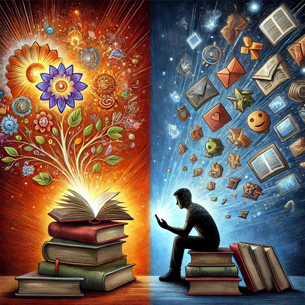 Scroll less, feel more: Read to Restore YOUR Emotional Richness