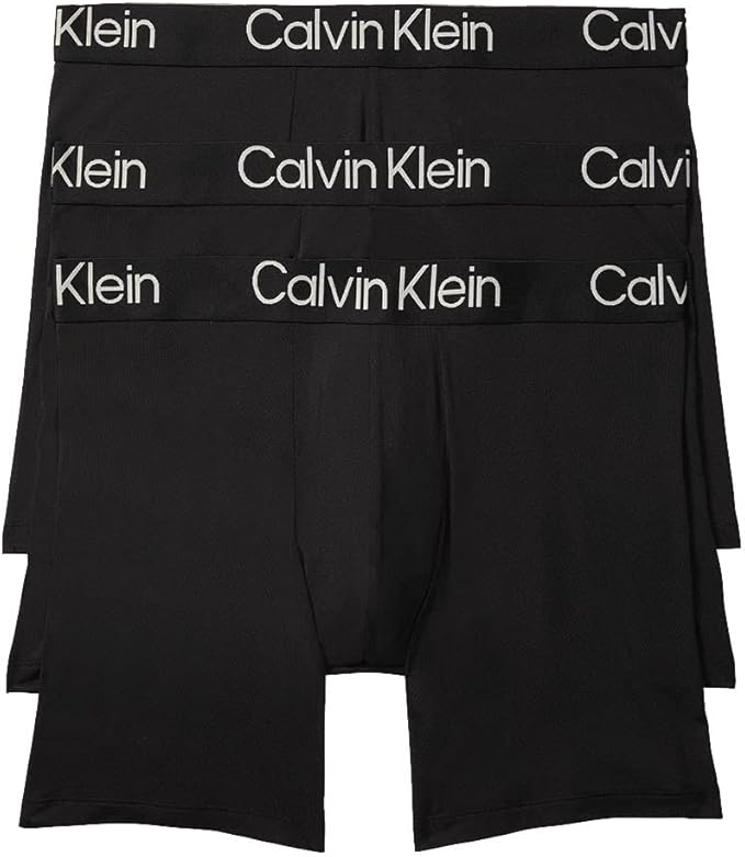Calvin Klein Men's Ultra Soft Modal Boxer Briefs, Size 3, Black