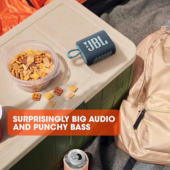 JBL Go 3 - Portable Mini Bluetooth Speaker, big audio and punchy bass - View 3
