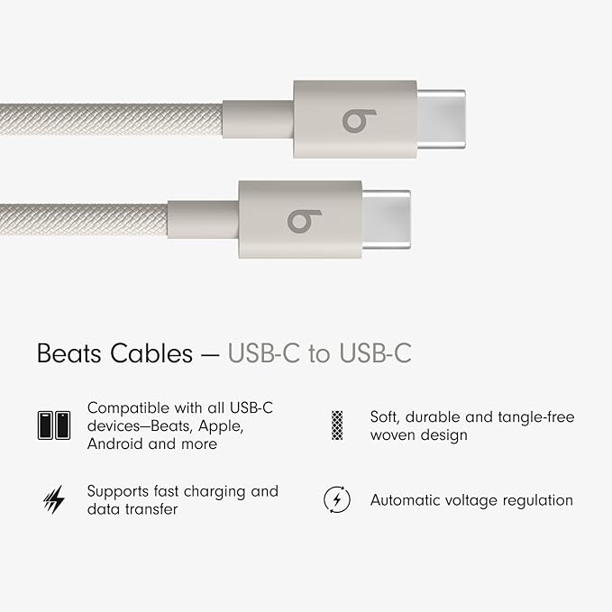 Beats USB-C to USB-C Woven Cable Fast Charging Durable - View 2